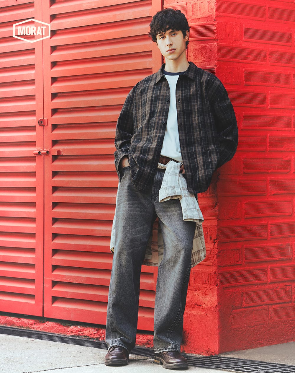 Camisa overshirt cuadros unisex GEF | MORAT - imagen 5