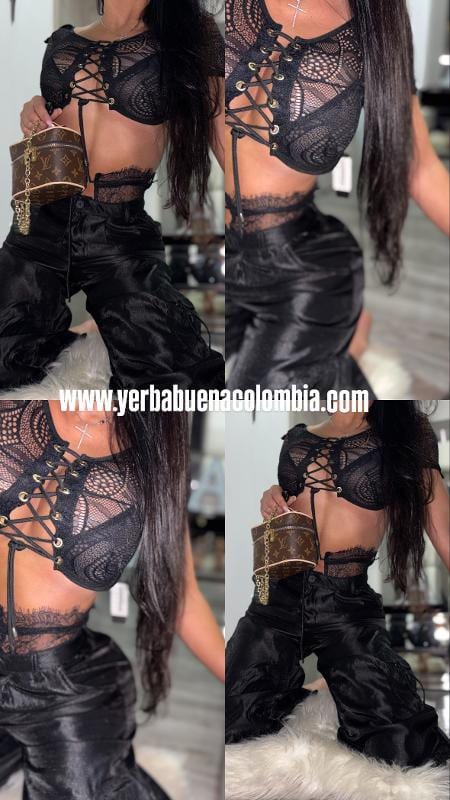 PANTALON NEGRO CARGO MOCHY - imagen 3