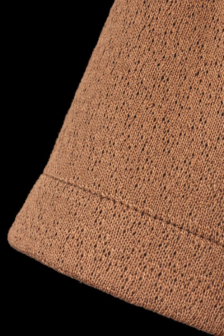 Camisa tejida ligera café - imagen 3