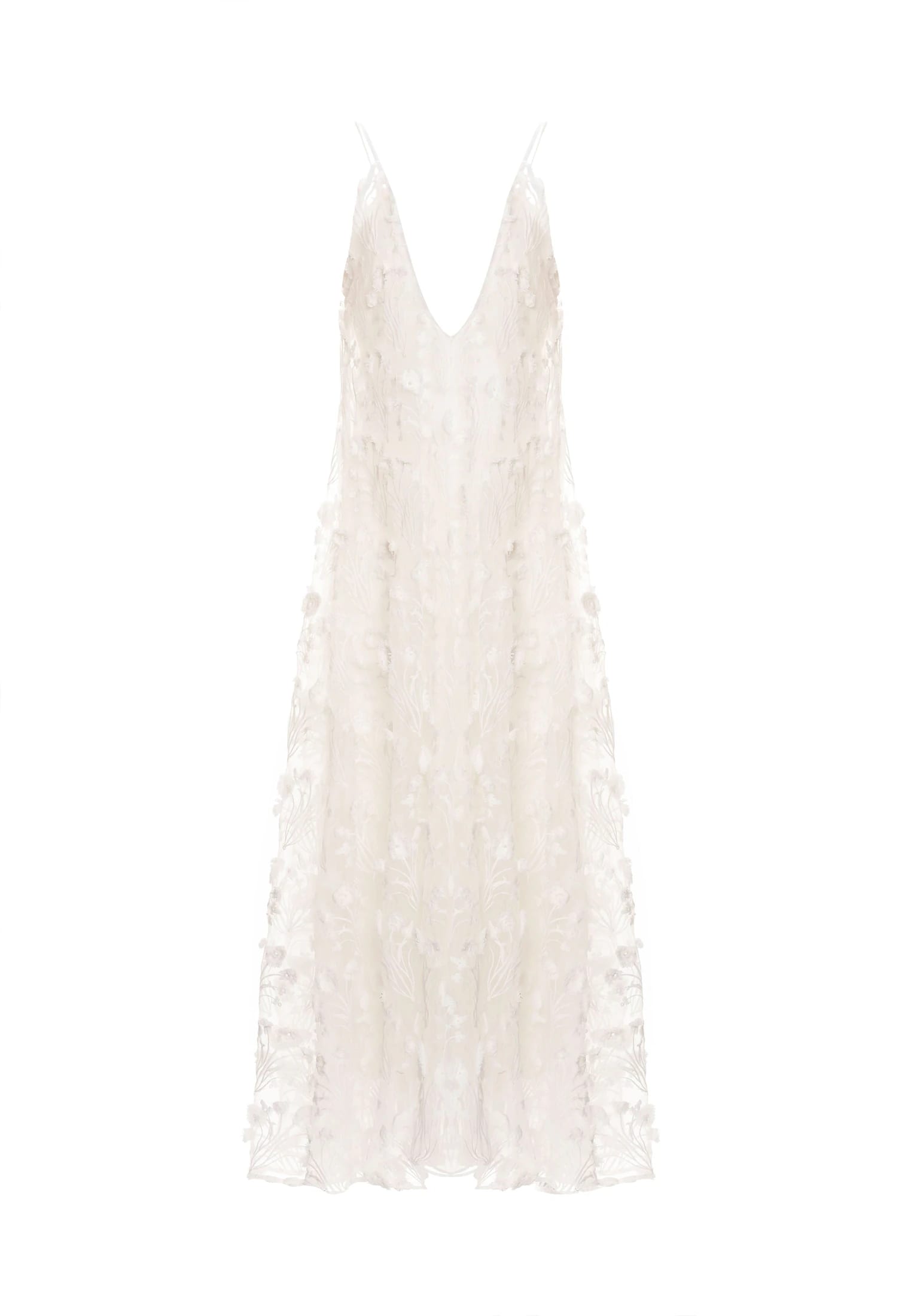 Hierbaluisa Diente de Leon Organza Maxi Dress - imagen 5