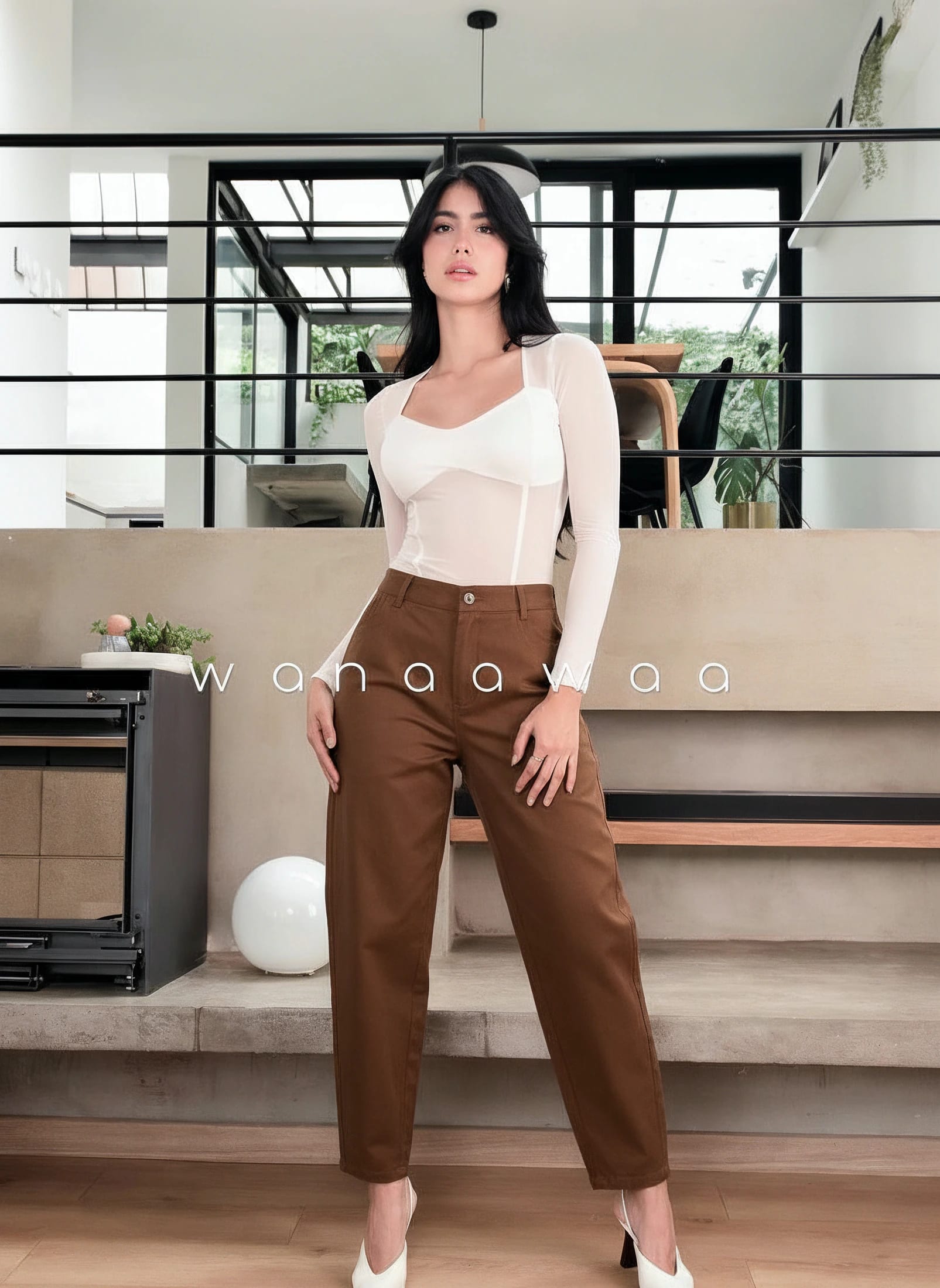 PANTALÓN GIORGIA UNICOLOR - imagen 5