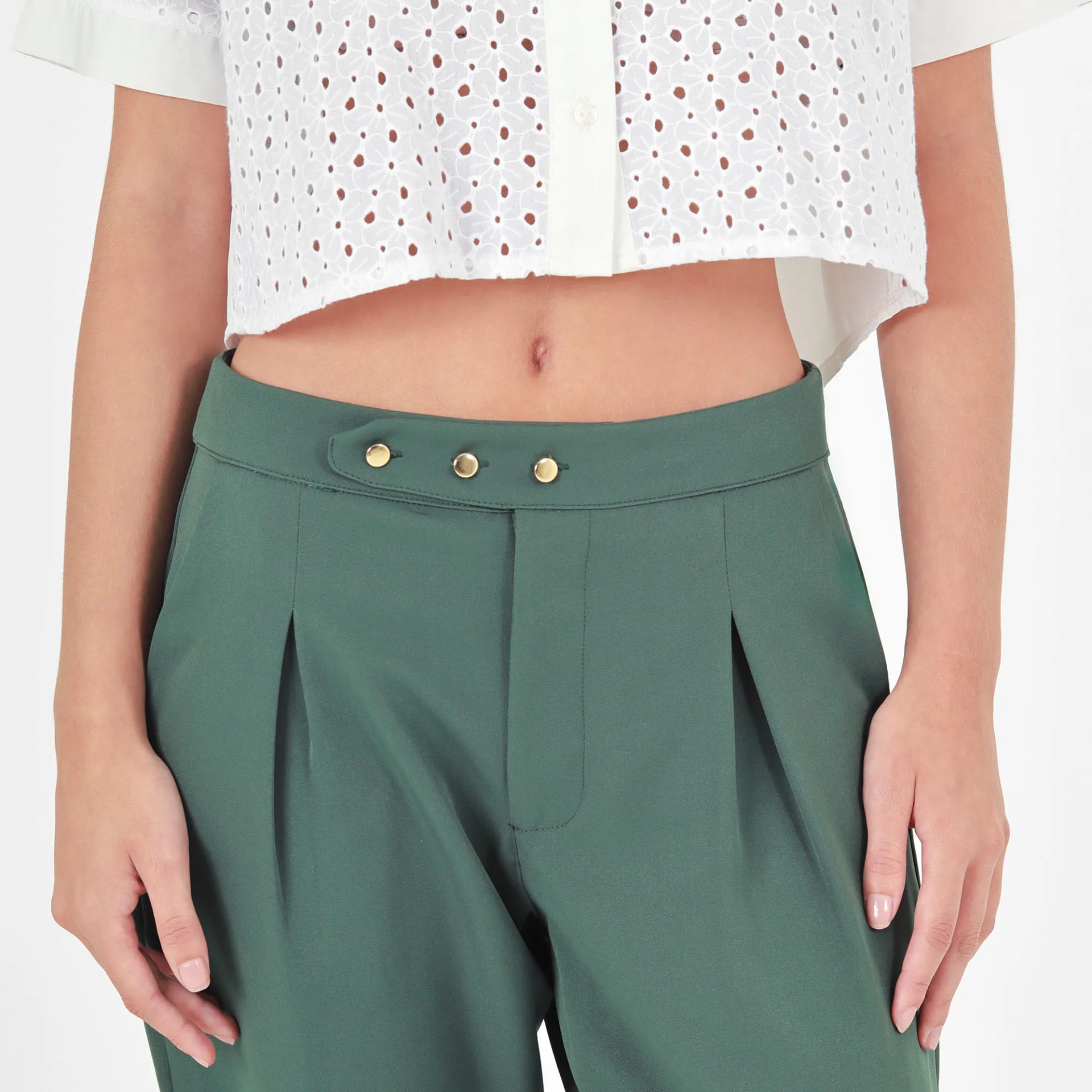 Pantalon Tiro Alto Bota Recta - imagen 4