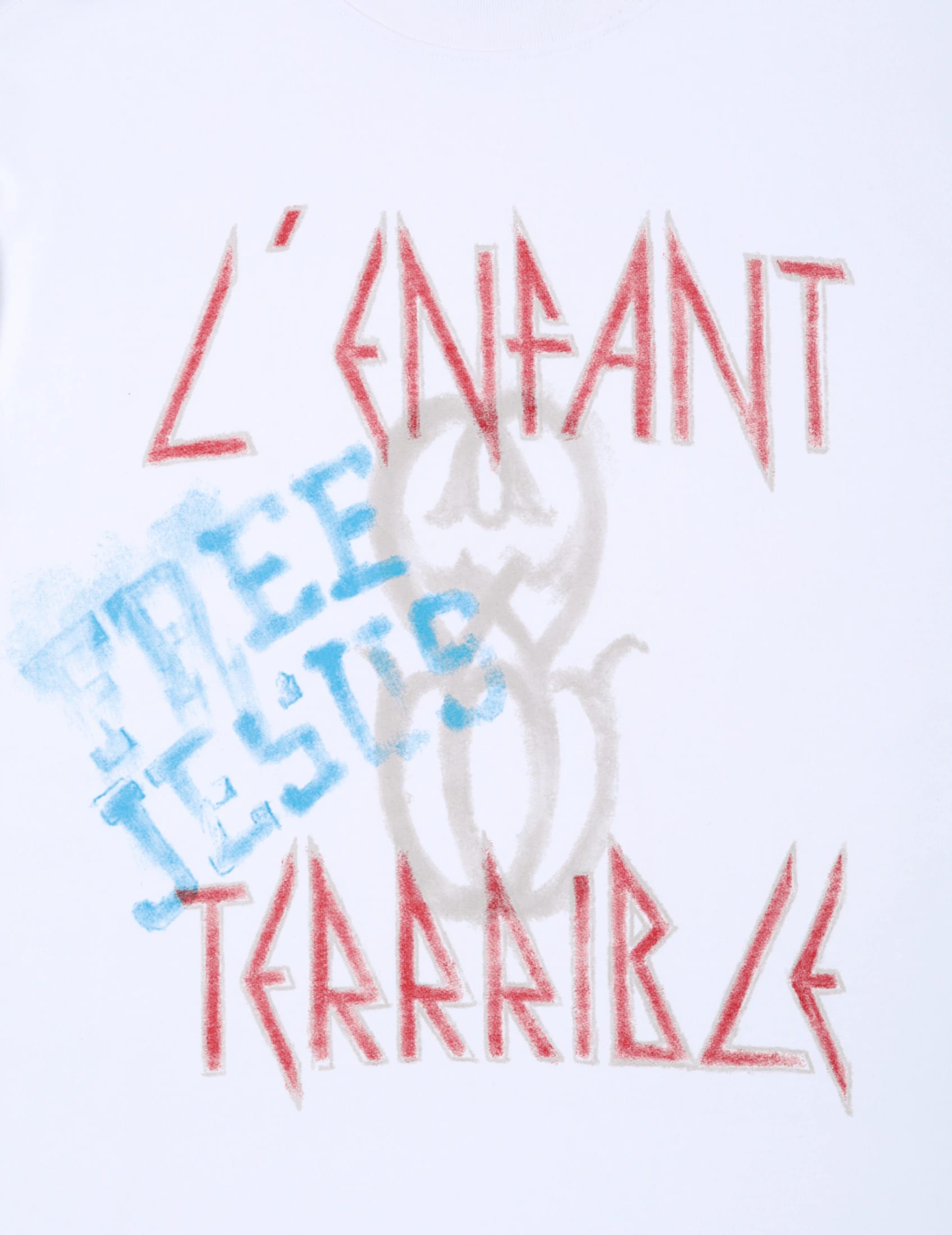 L'ENFANT MONOGRAM WHITE T-SHIRT - imagen 3