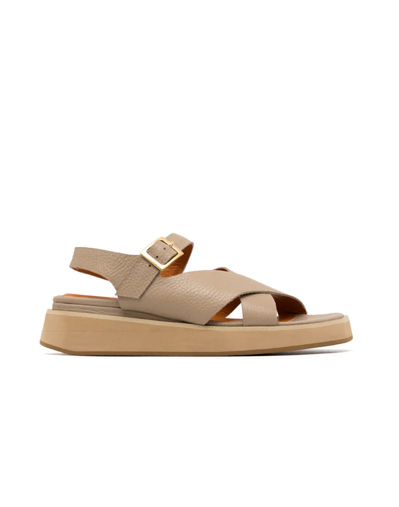 Sandalia plana de cuero REF TYA1746 - imagen 2