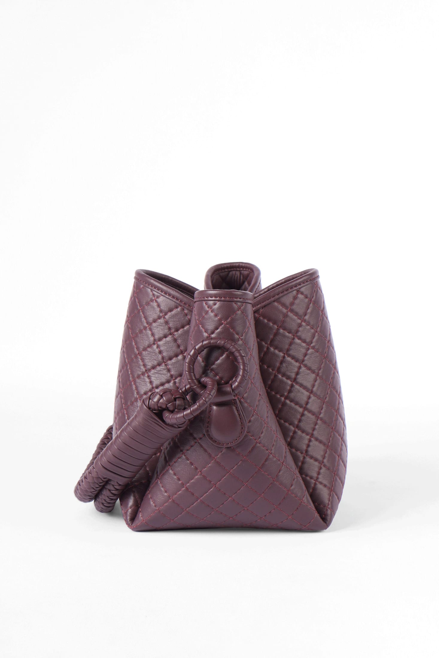 Tulip Mini Bucket Bag, Burgundy - imagen 3