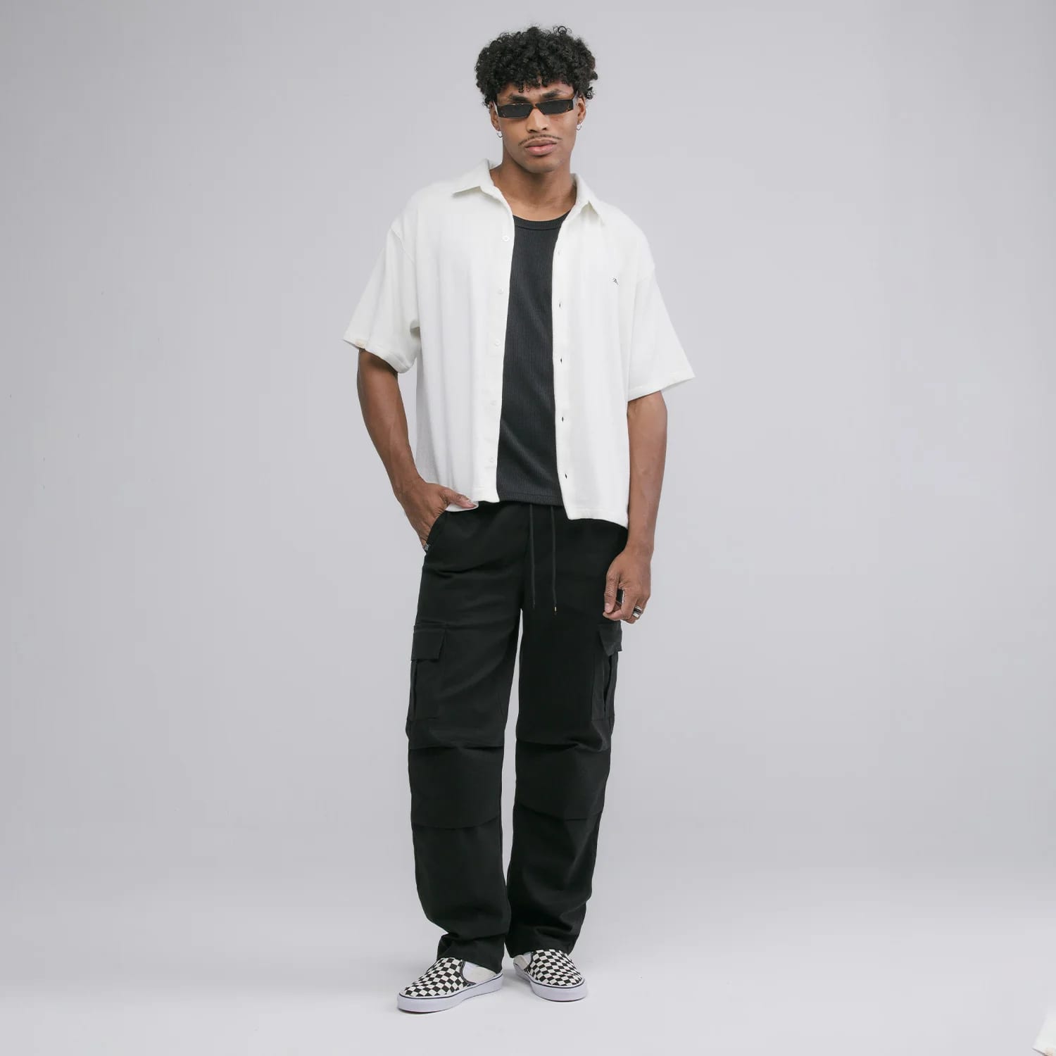 Classic Drill Jogger - Black - imagen 9