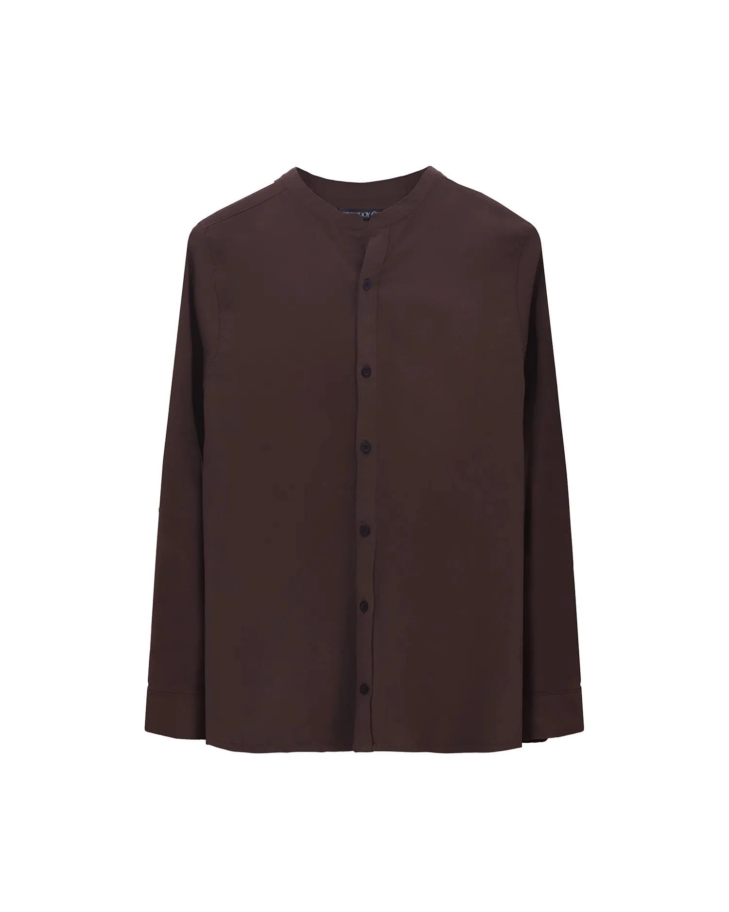 Camisa Oxford Marrón - imagen 1
