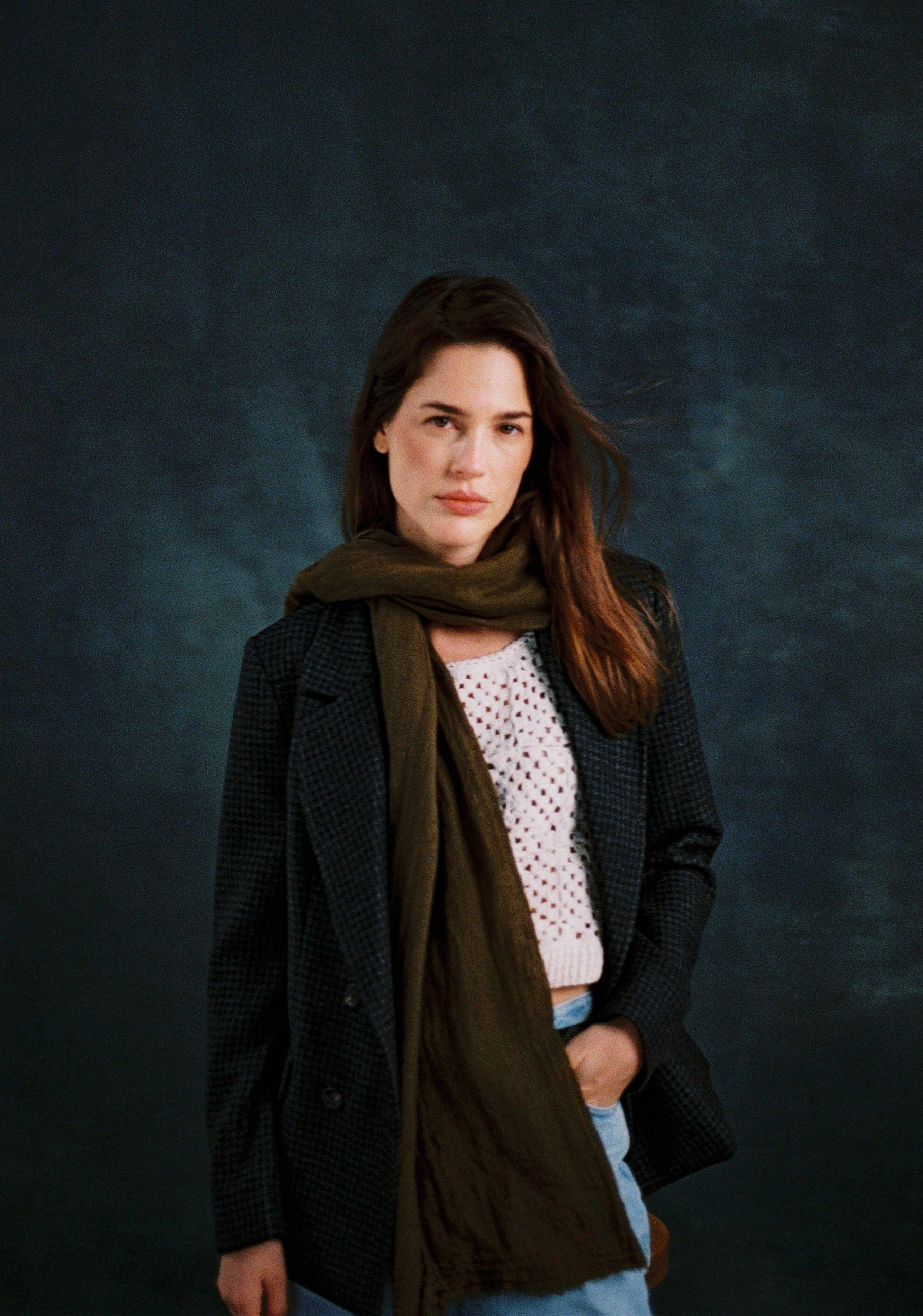 Blazer M Madisson Principe de Gales Gris Osc - imagen 1