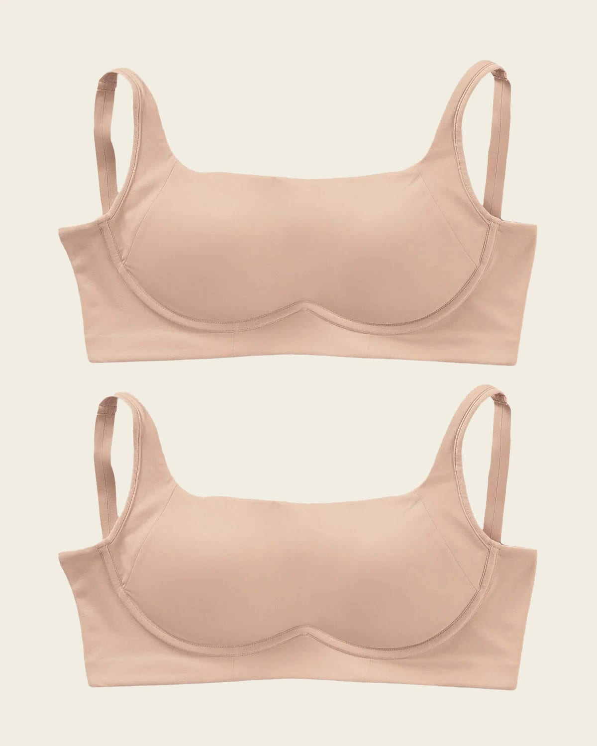 2-Pack Everyday Wireless Support Bras - imagen 2