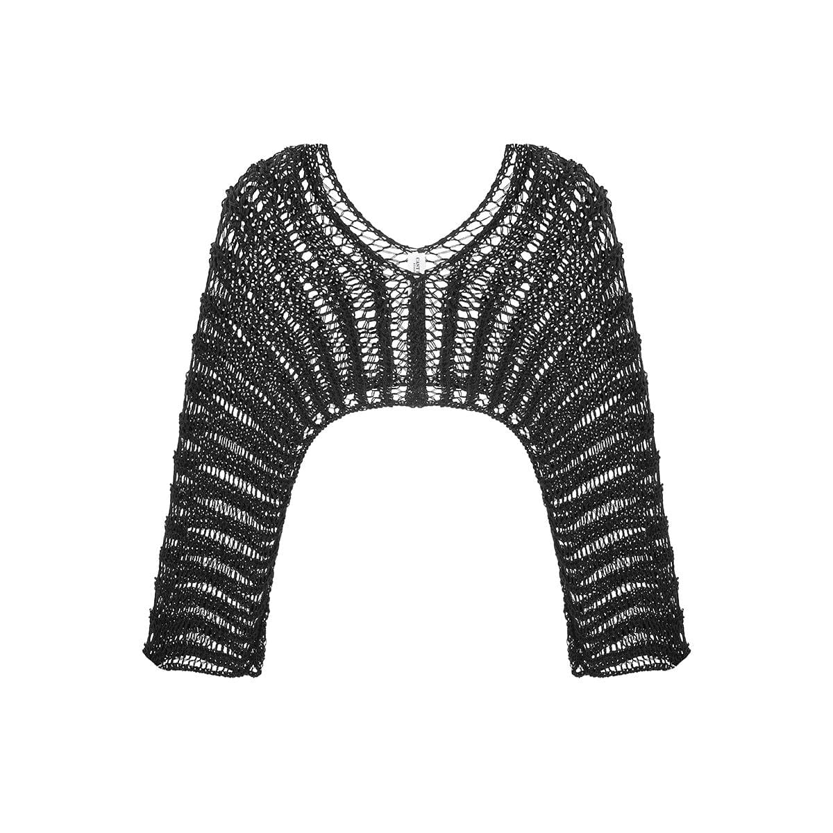 Crochet Cover Up - Black - imagen 1