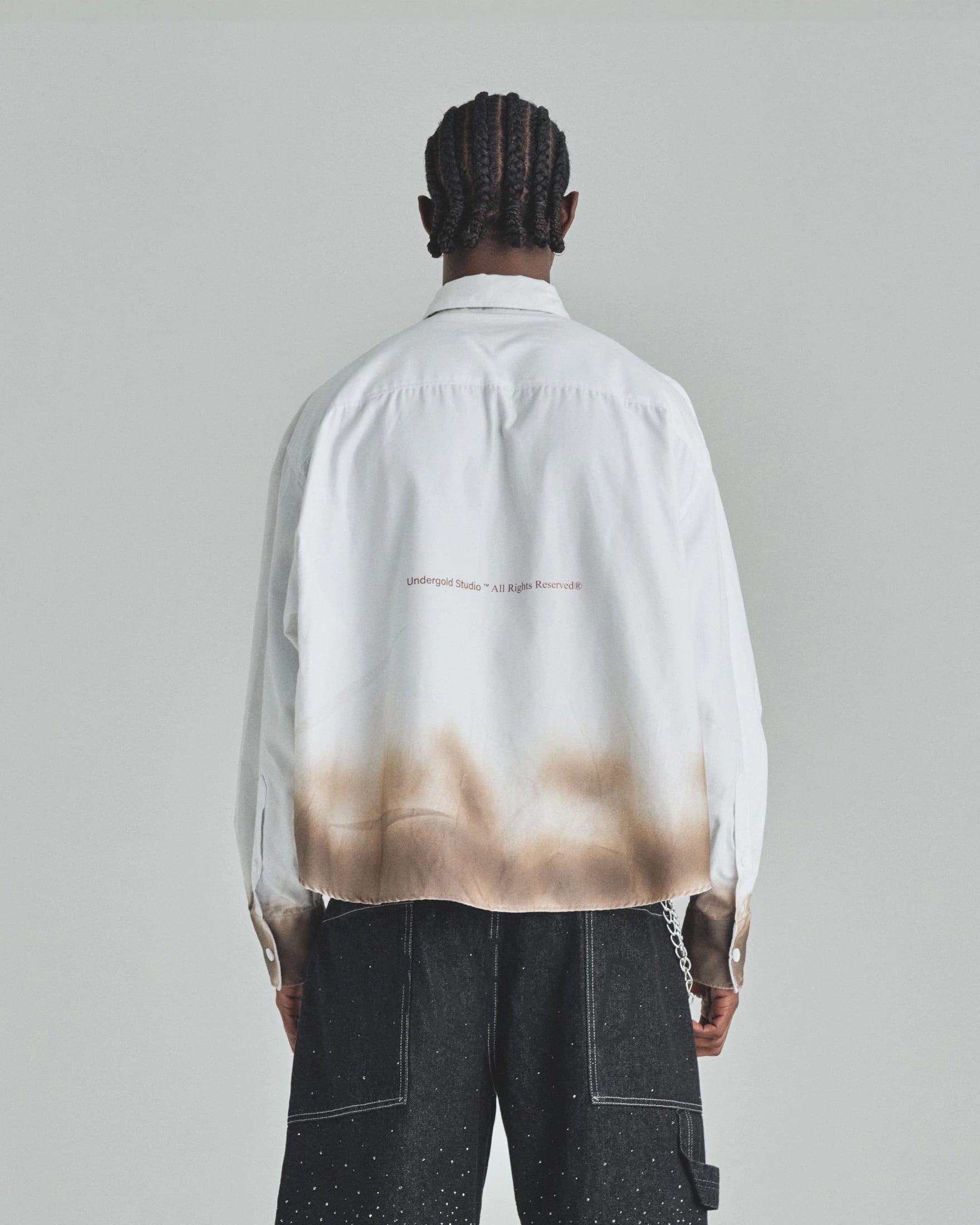 Spring Pray 4 Love Boxy Fit Long Sleeve Shirt Burnt White - imagen 6
