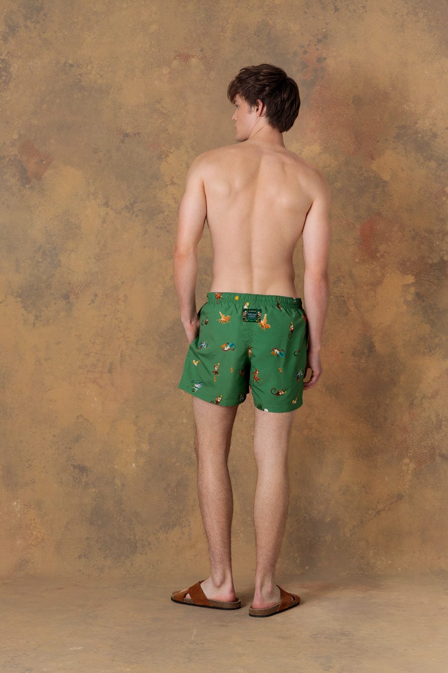 Men's swim trunk panteon green - imagen 2