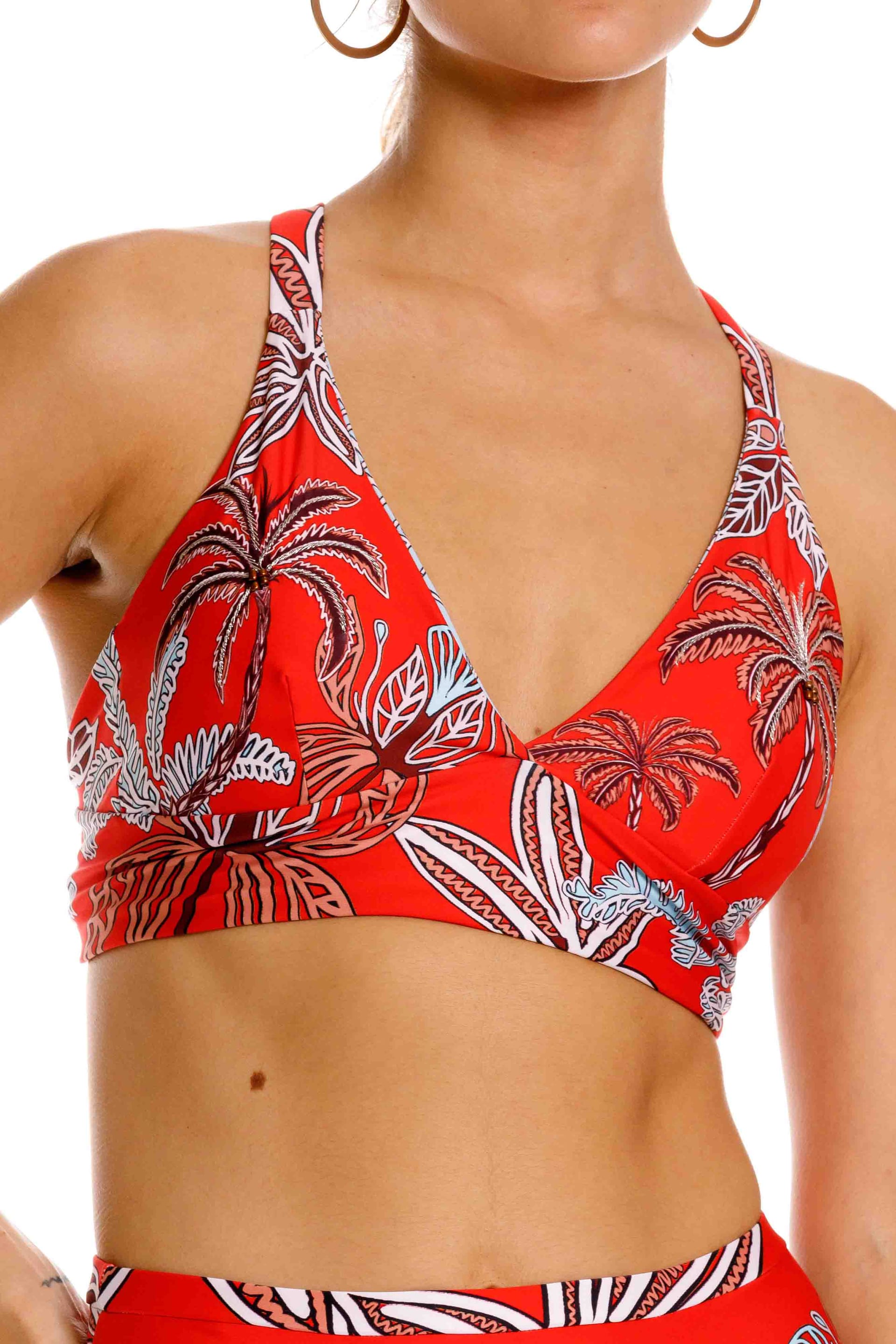 Top Heliconia de Bikini Maxipalms Rojo - imagen 1