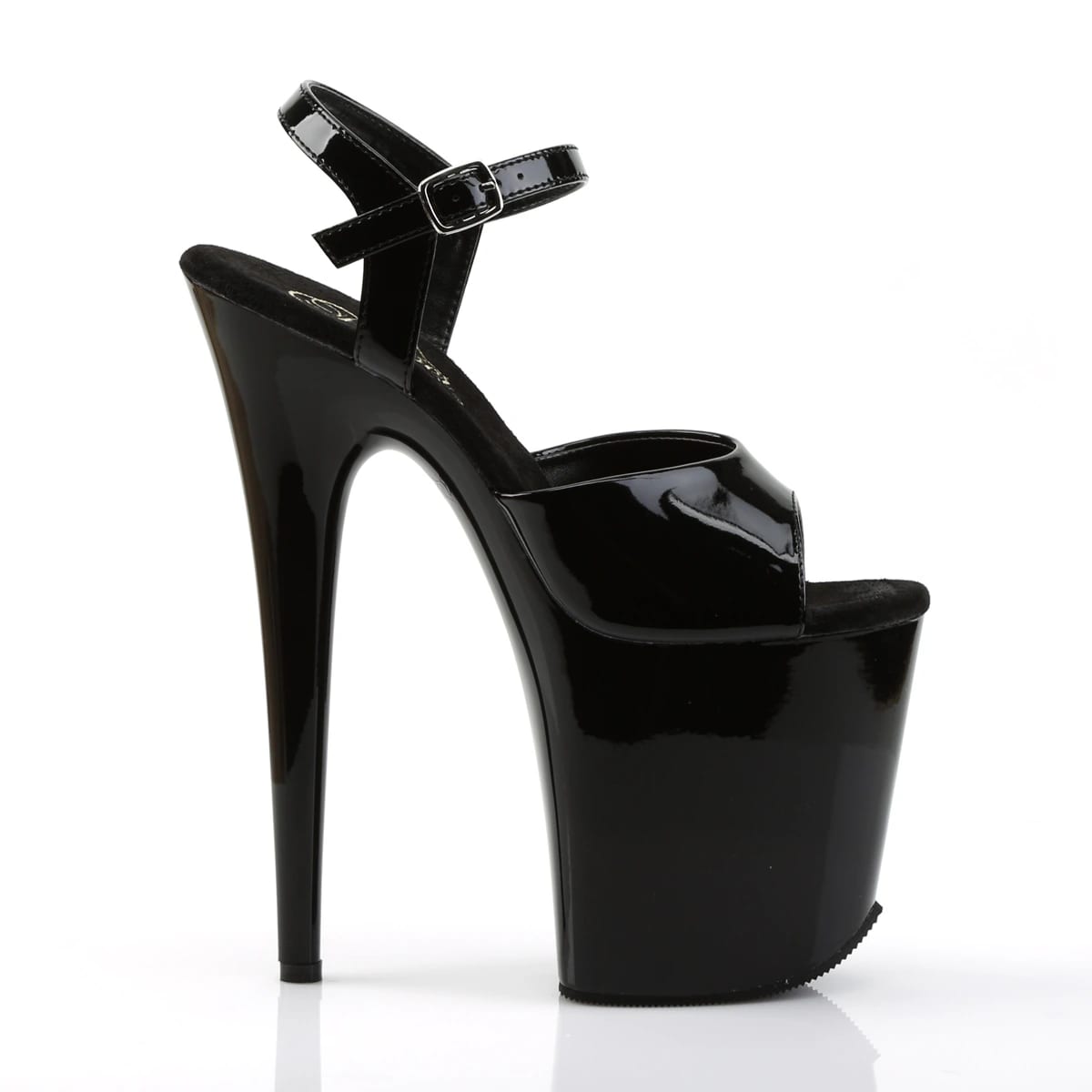 Tacones Flamingo Negros – Plataforma Pleaser –  FLAM809 - imagen 2