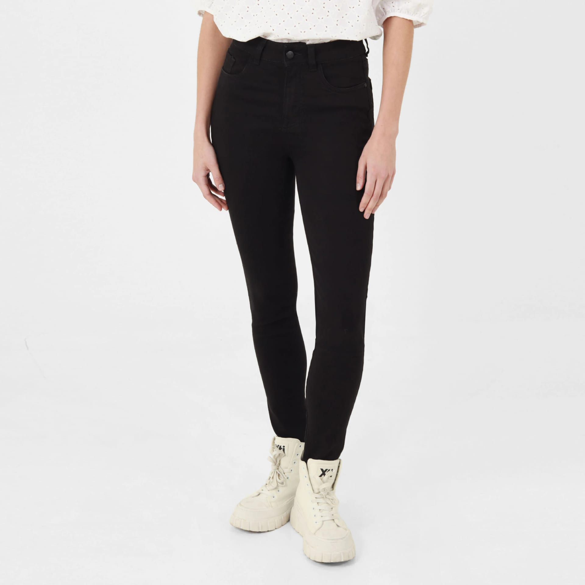 Jean Tiro Medio Bota Skinny - imagen 3