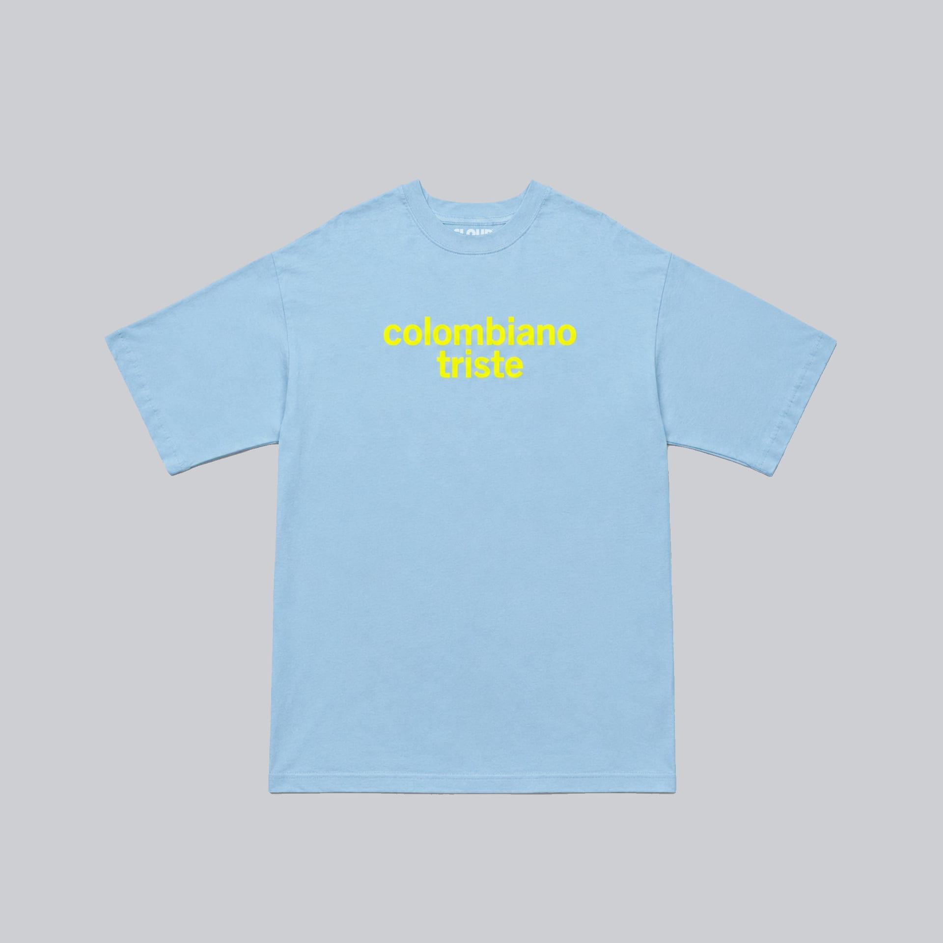 Camiseta colombiano triste azul bebe - imagen 1