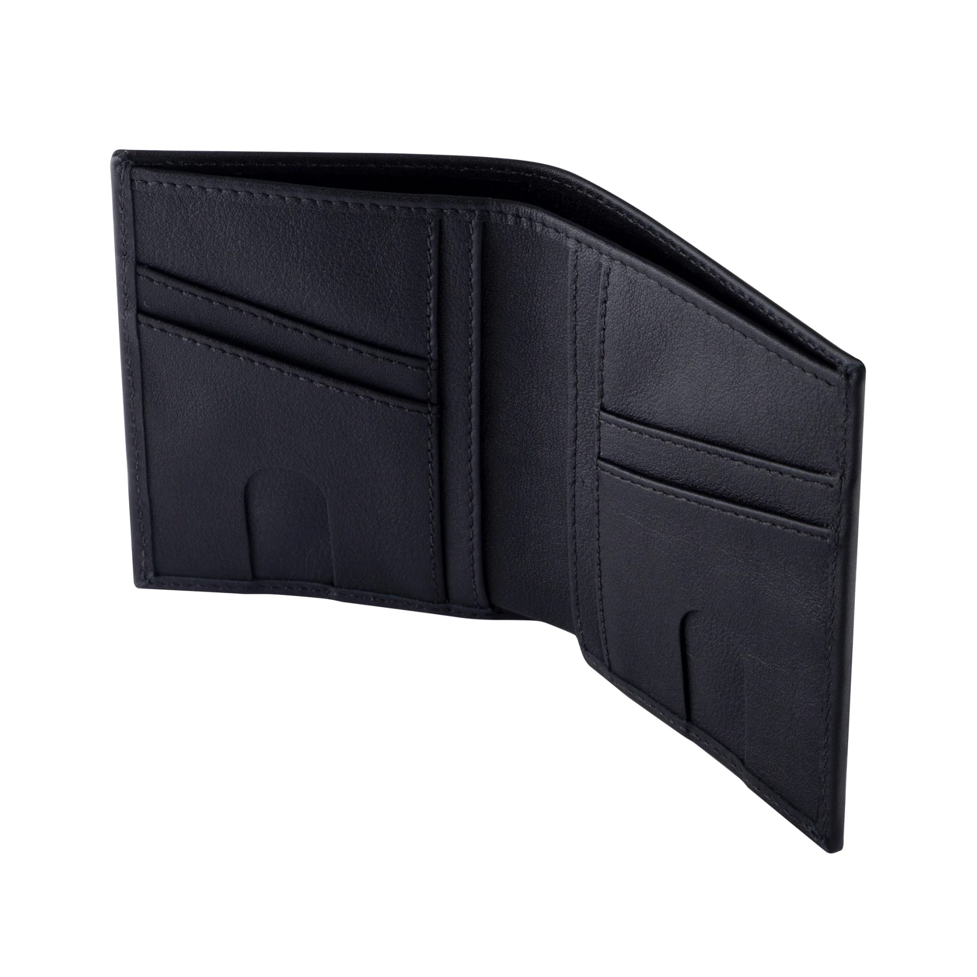 Billetera Compact de Lona (Negra) — Con Grabado de Iniciales - imagen 4