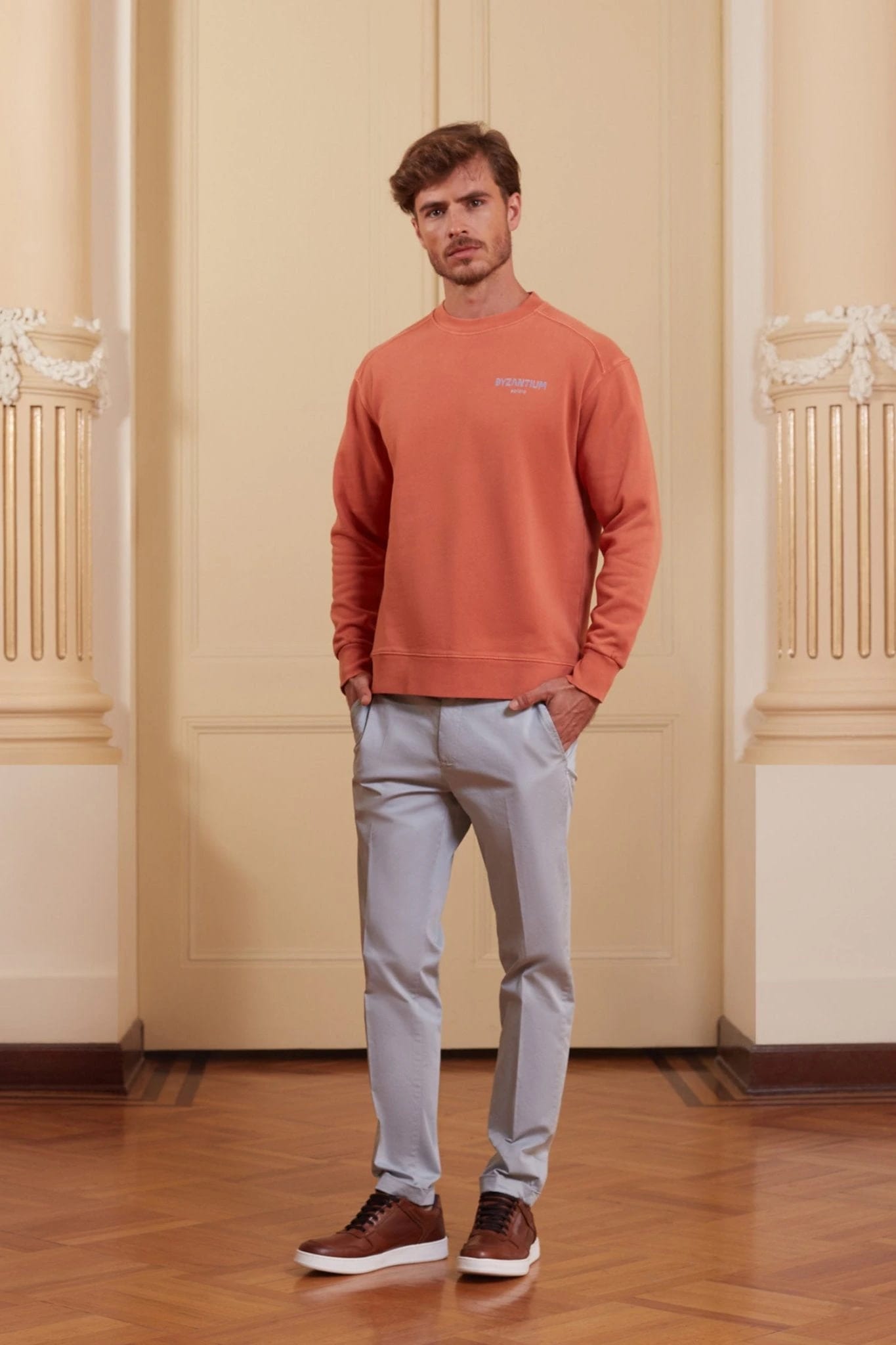 Men's musas sweatshirt terracotta - imagen 4
