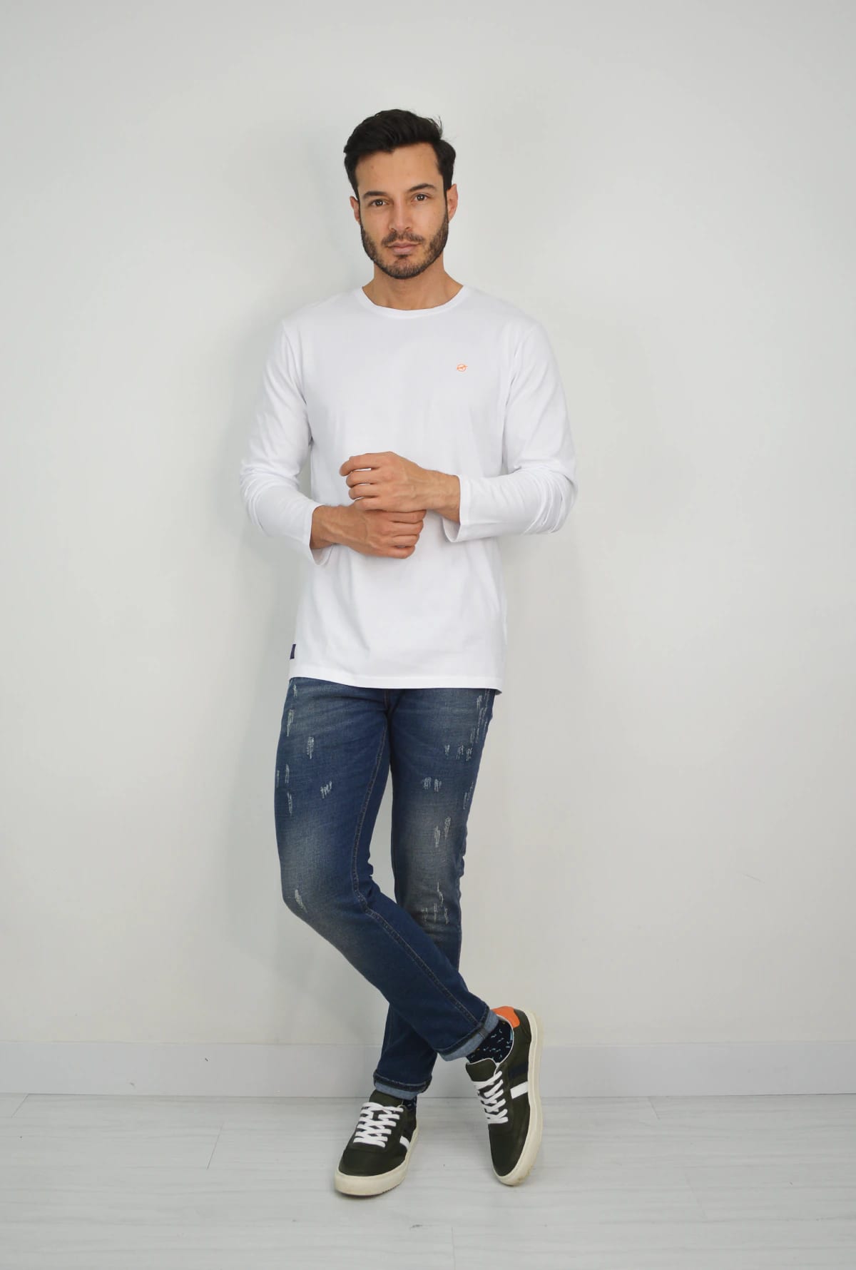 Camibuso Blanco Para Hombre TS3030 - imagen 3