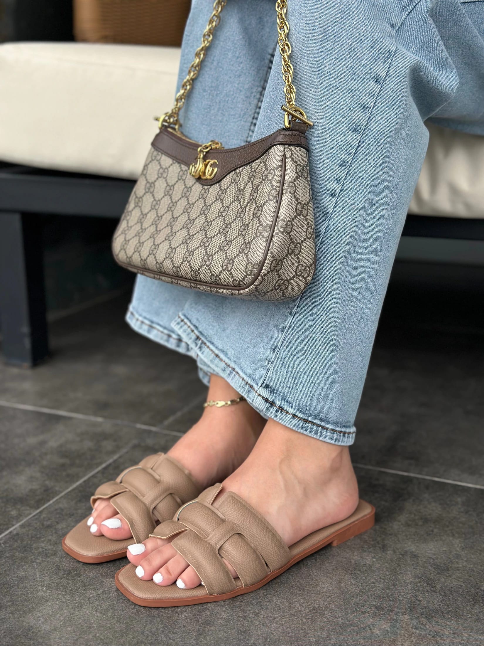 SANDALIA KAI  TAUPE - imagen 2