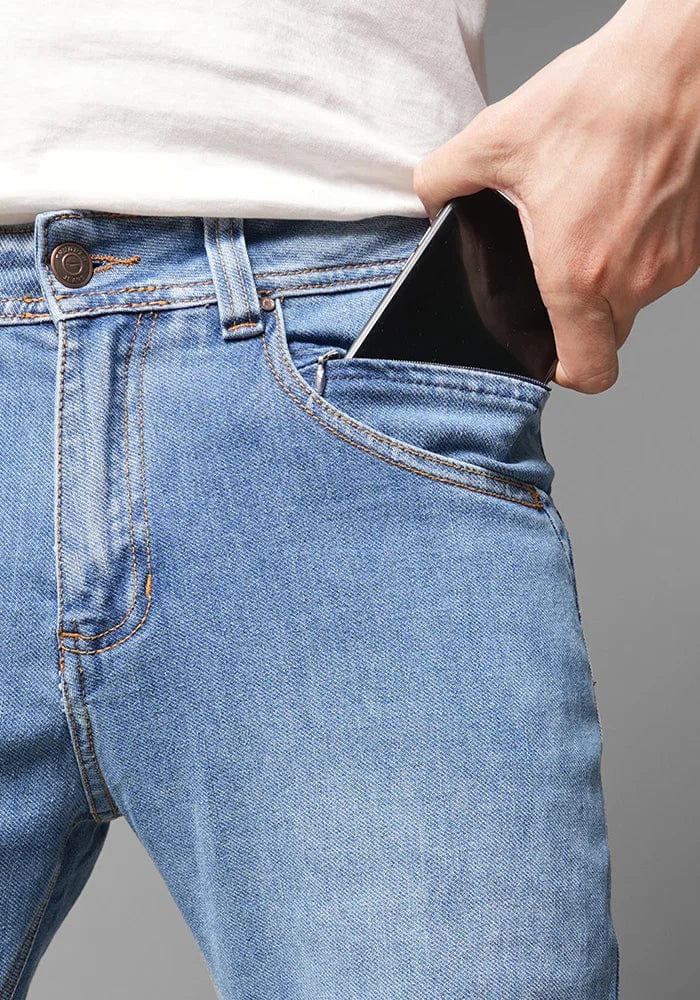 Jean para Hombre Trend Color Azul Claro - imagen 2