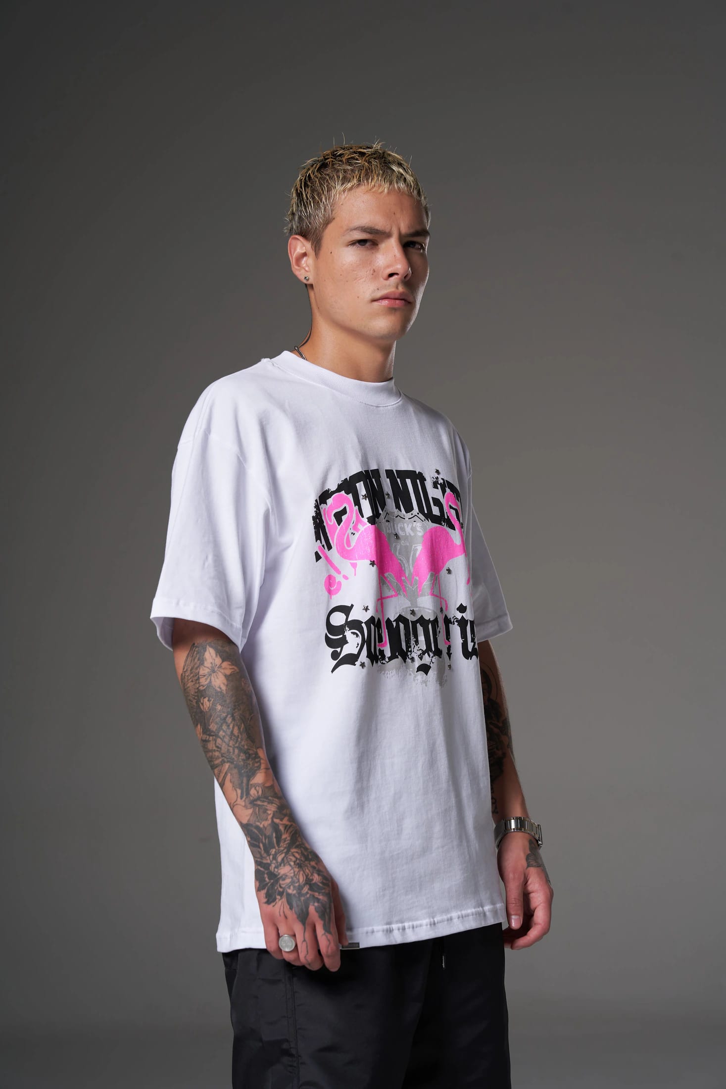 T shirt flamenco rosa 250 gramos 14602 - imagen 3