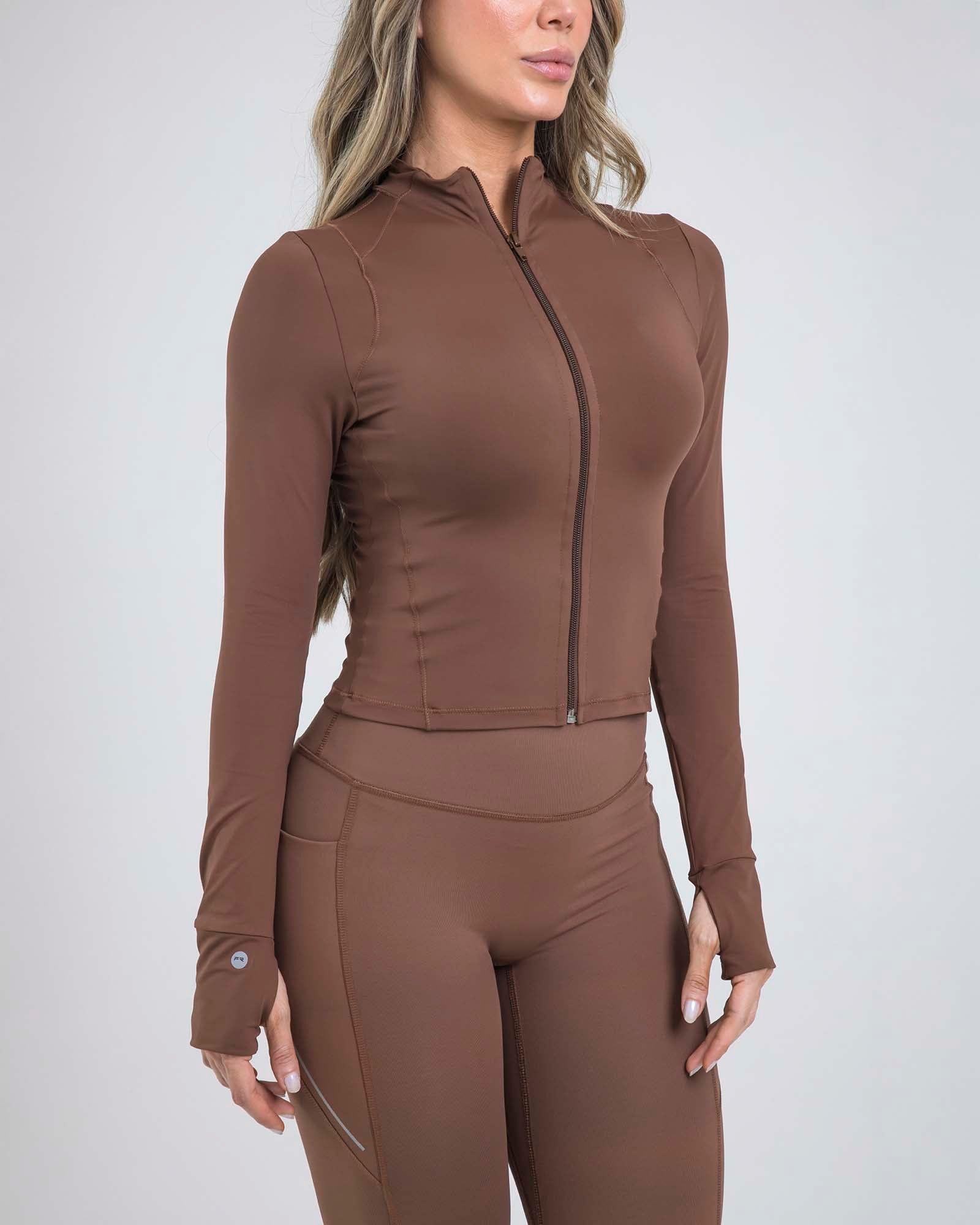 Chaqueta sculpt edge marron outdoor FIBER - imagen 6