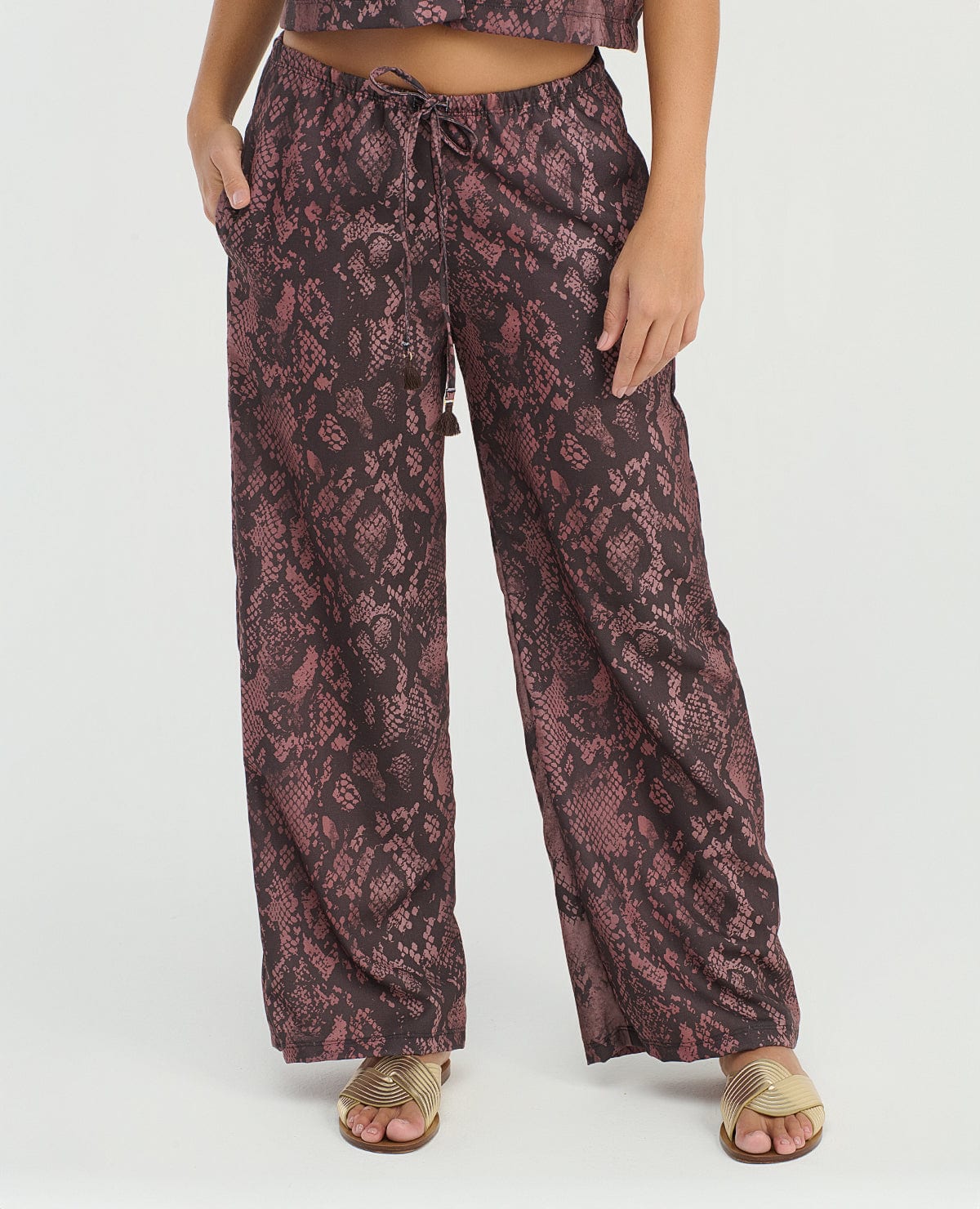 Pantalón | Corte Recto | Tiras Ajustables - imagen 1