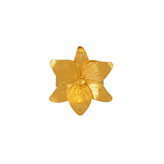 Anillo dorado lirio Vuelo de Vida - imagen 1