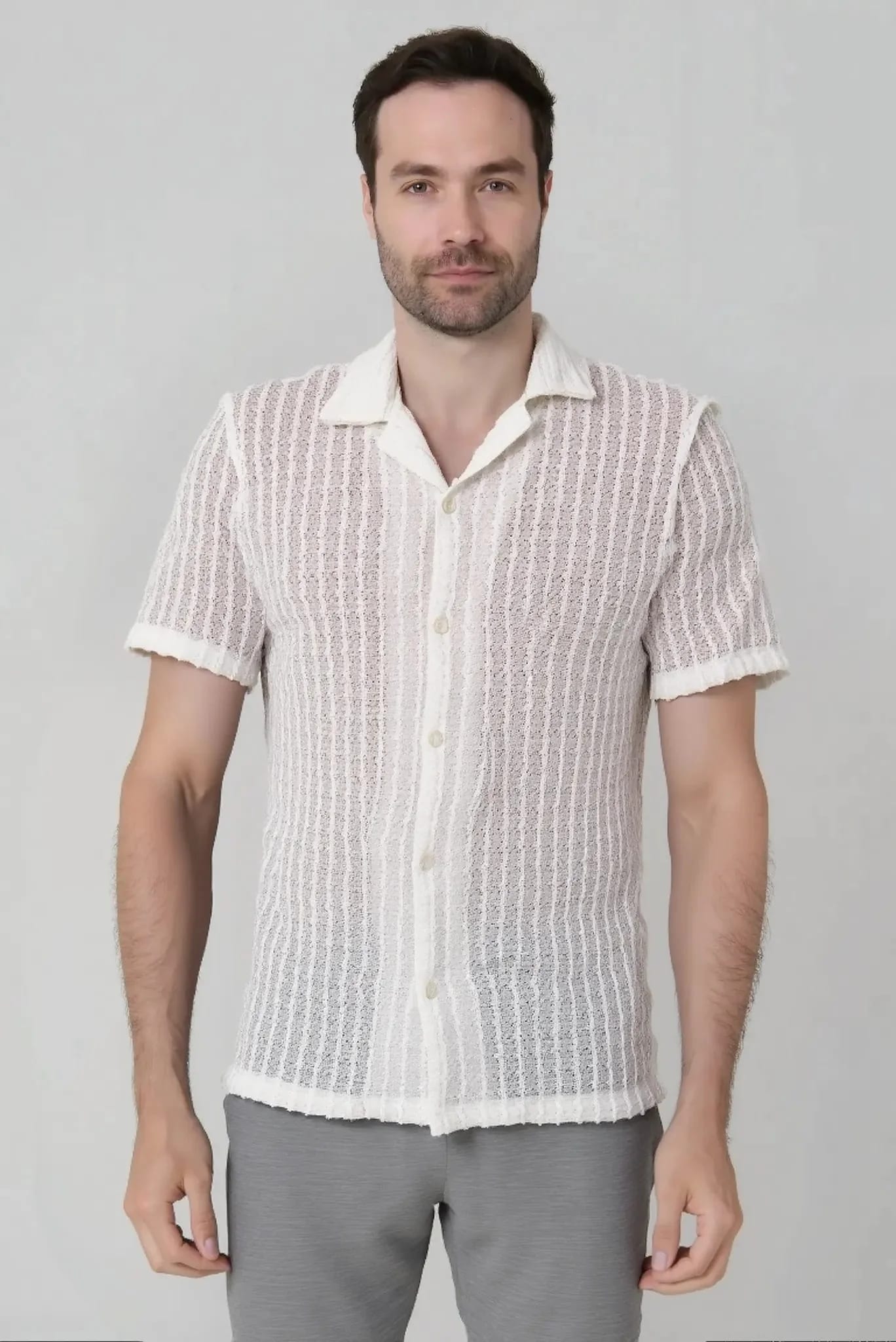 Camisa tejida manga corta Jon Sonen - imagen 2