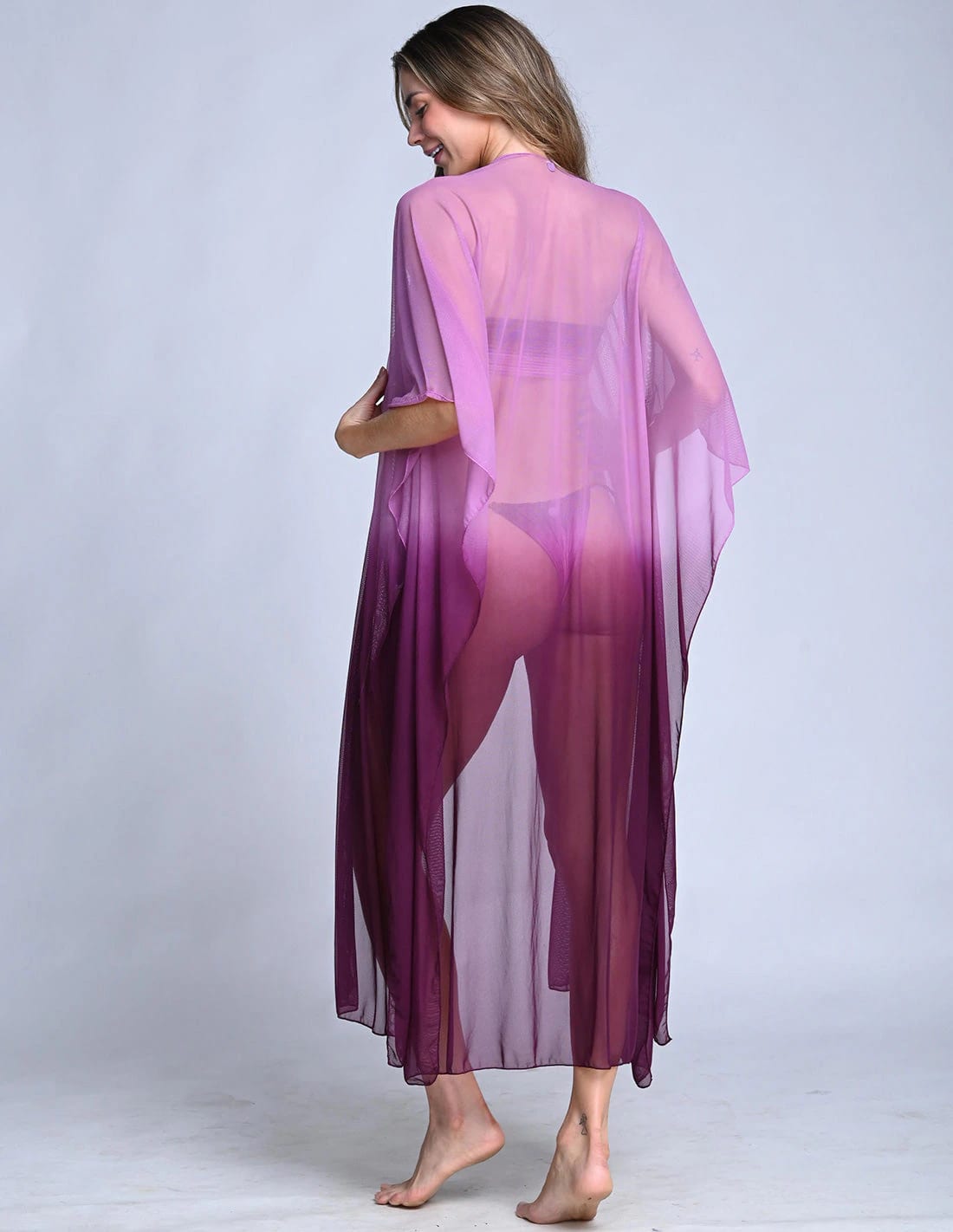 Outfit: Top Mountain, Panty Orbit & Kimono Fly Faded Violet - imagen 2