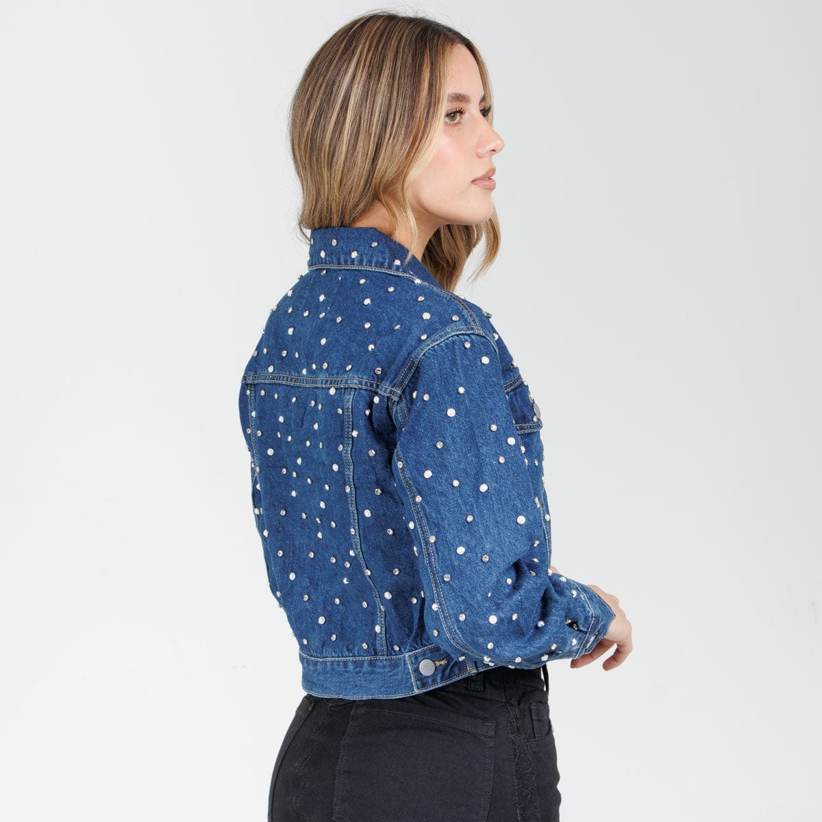 Chaqueta Denim brillos GY6515 - imagen 2