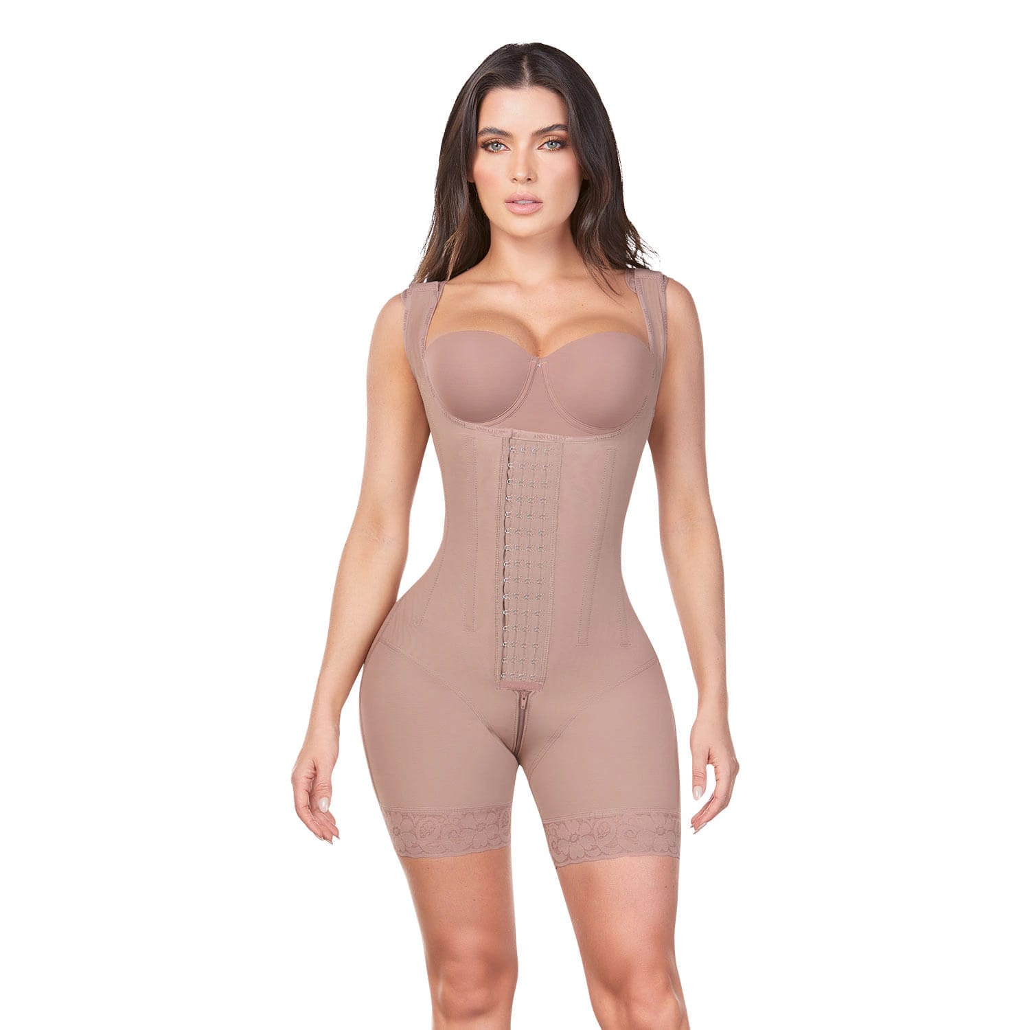 Faja Colombiana Tipo Short 4 Broches Reloj de Arena Mujer - imagen 6