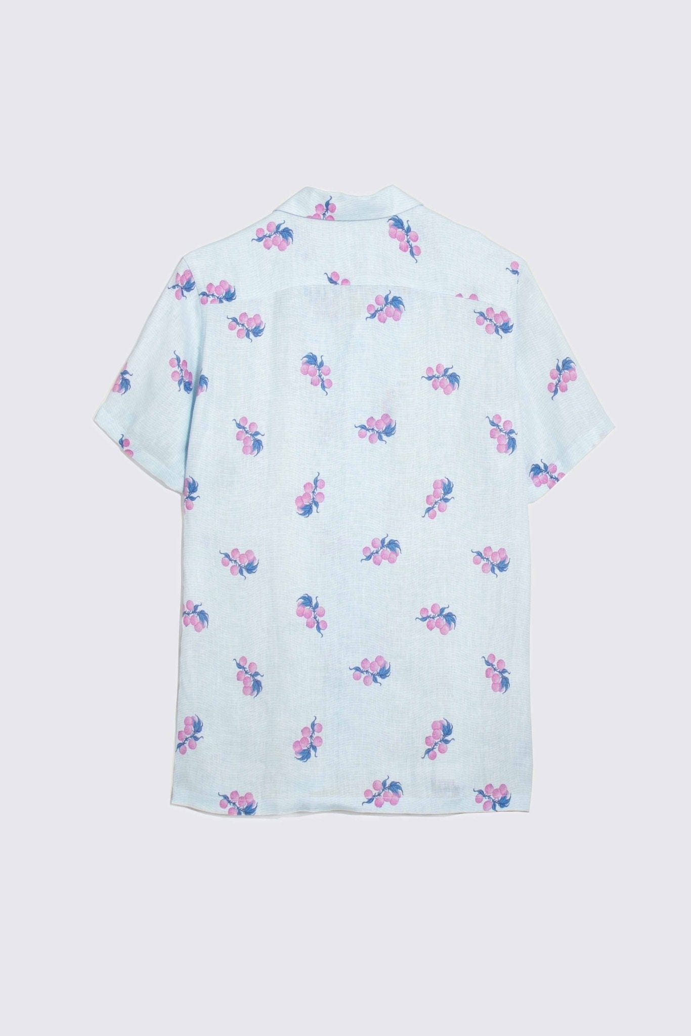 Men's linen shirt pink arezzo - imagen 6