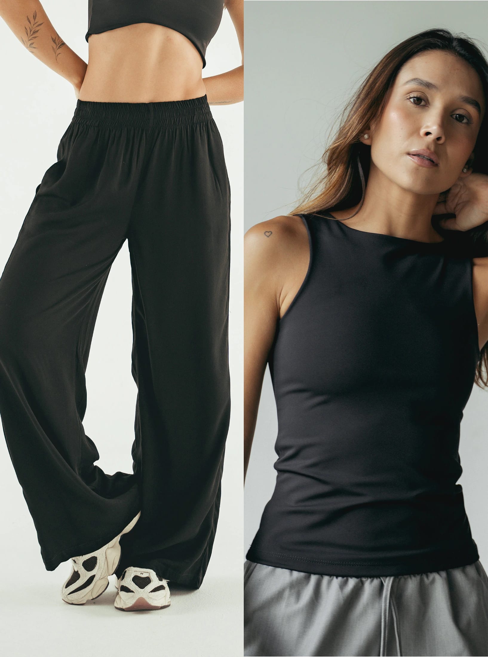 Pack Palazzo Black + Tank Top - imagen 2