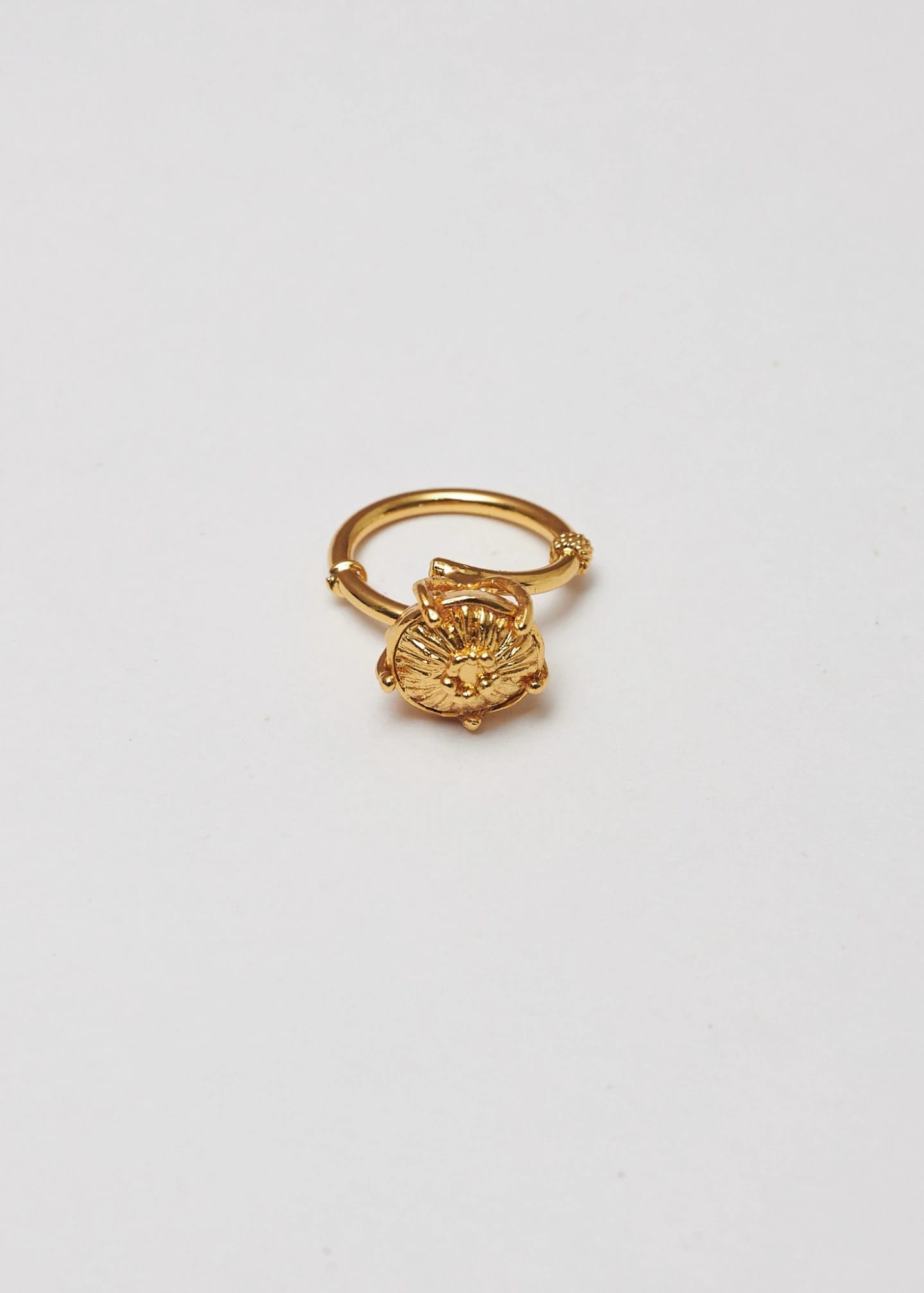 Anillo sombrerito mini dorado - imagen 2