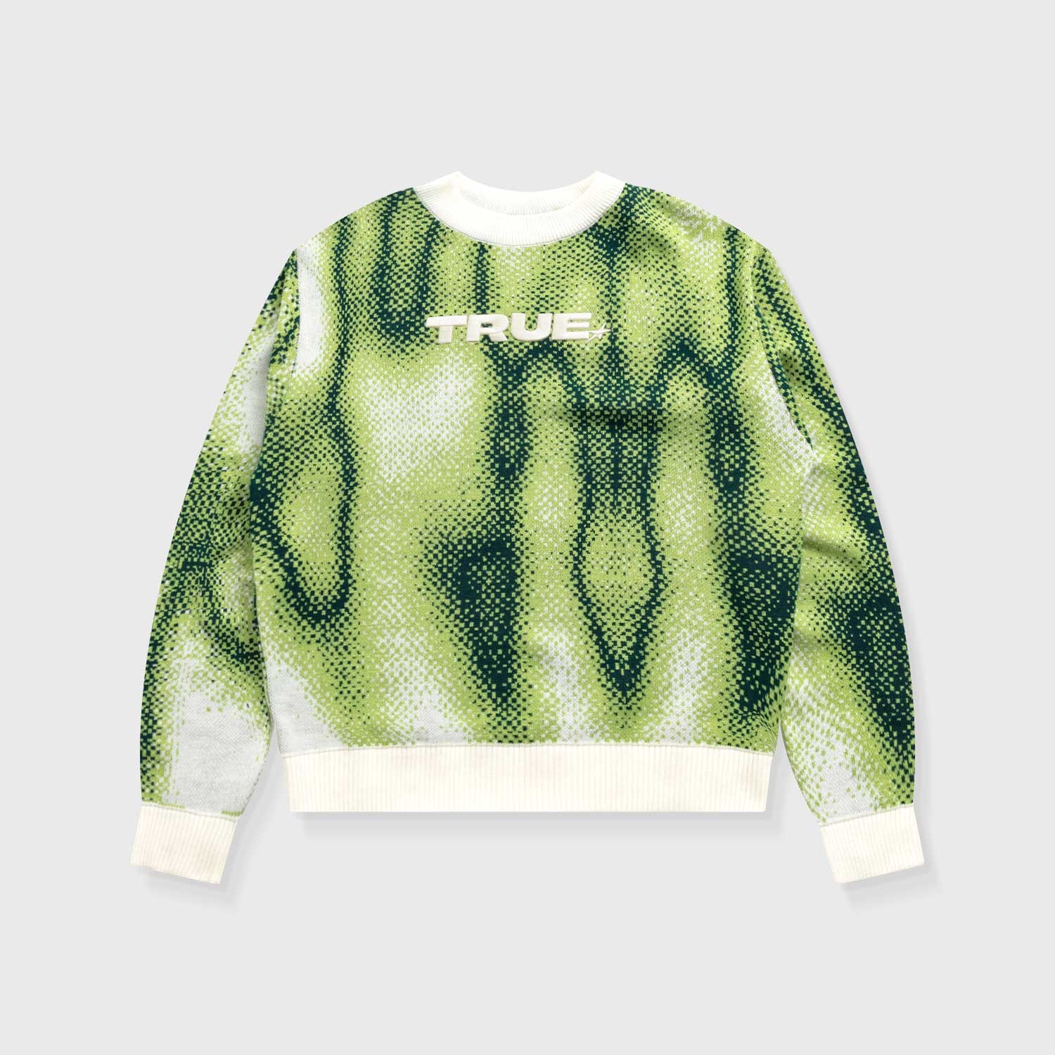 Blurred Knit Pullover - Green - imagen 1