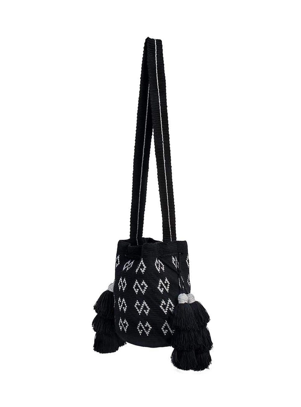 Mochila  Wayuu Silver Black - imagen 3