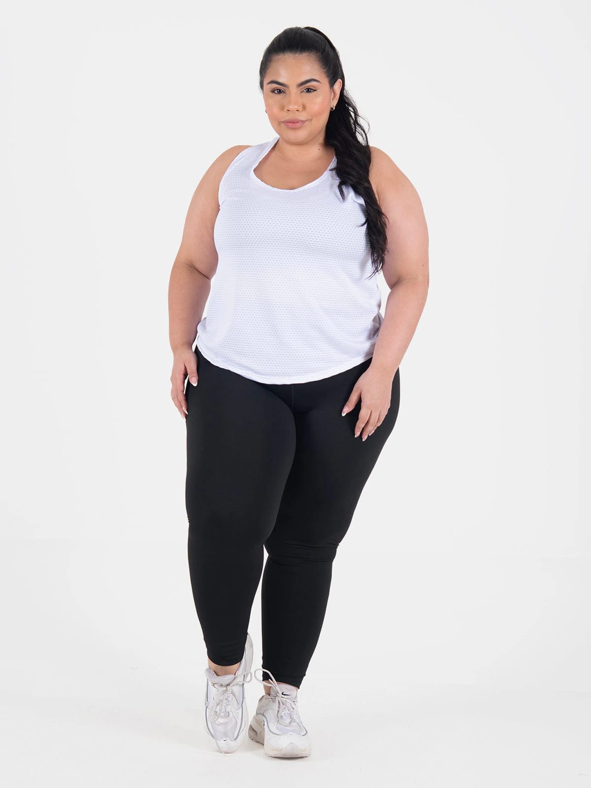 dorya leggins set talla plus blanco - imagen 1