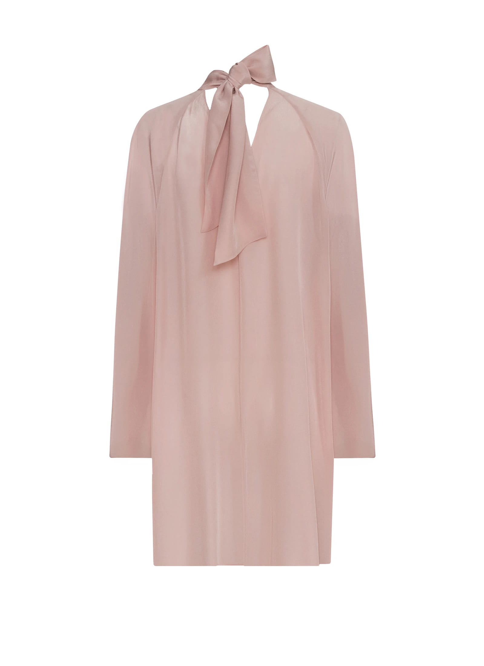 Boho Crepe Chine Mini Dress / Dust Pink - imagen 2