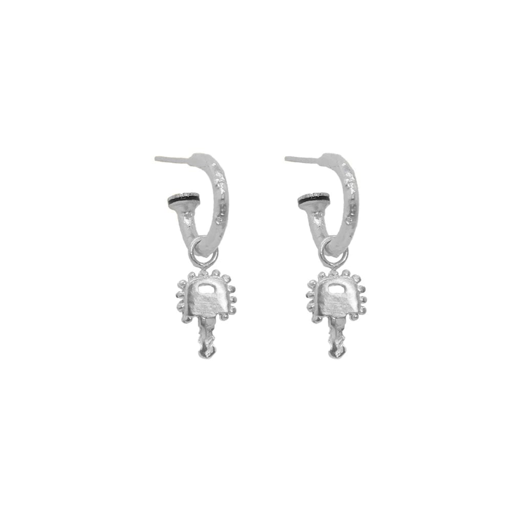 Candongas Key Tiny Plata - imagen 1