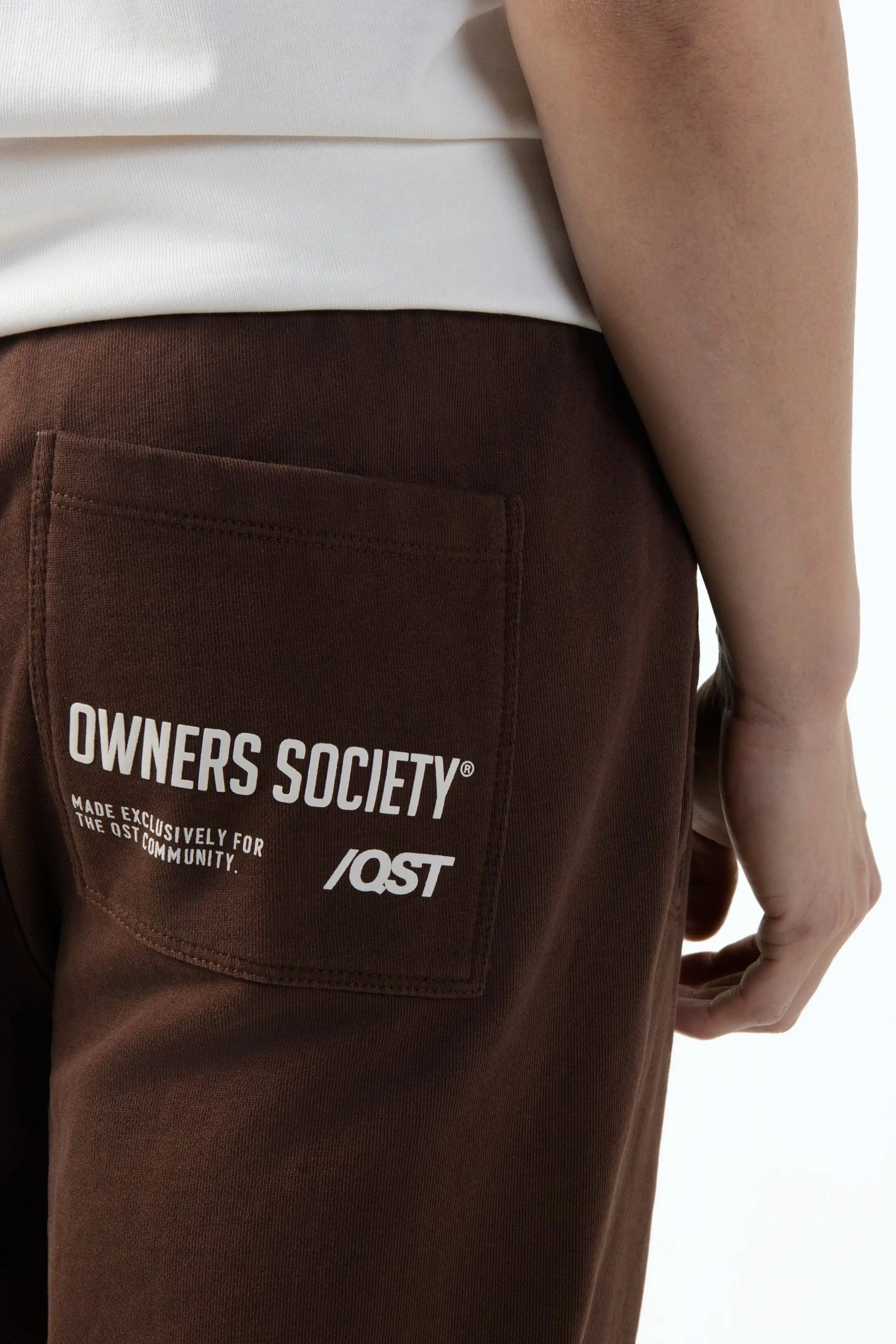 PANTALON SUDADERA COLOR SHAVED CHOCOLATE - imagen 4