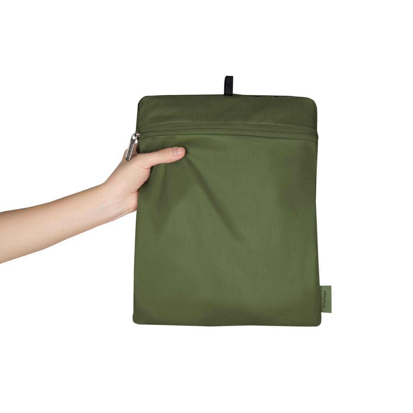 Bolso Manos Libres Convertible a Morral Citybags Light Verde Militar - imagen 2