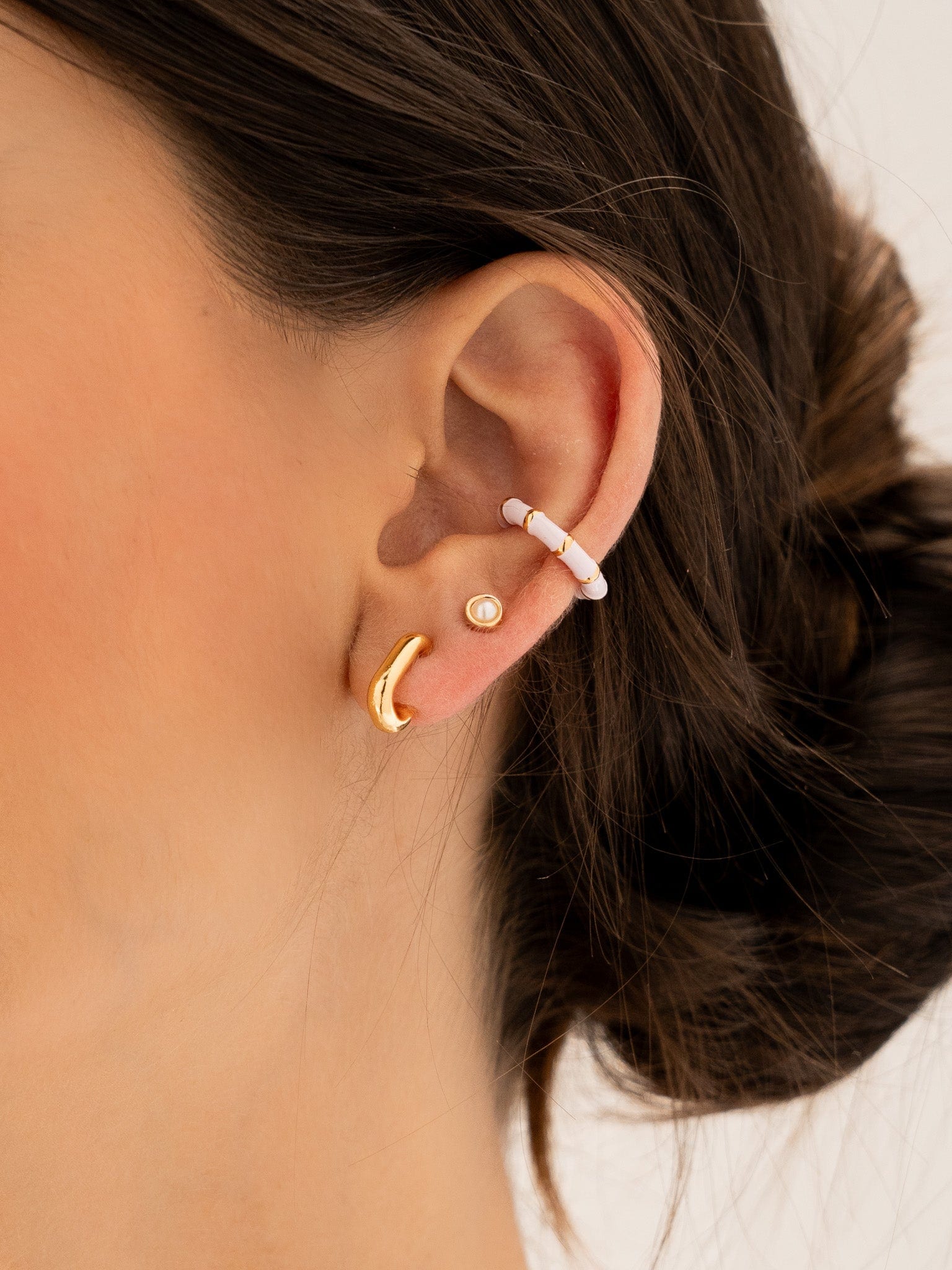 Set X3 Aretes Mini Perla - imagen 1
