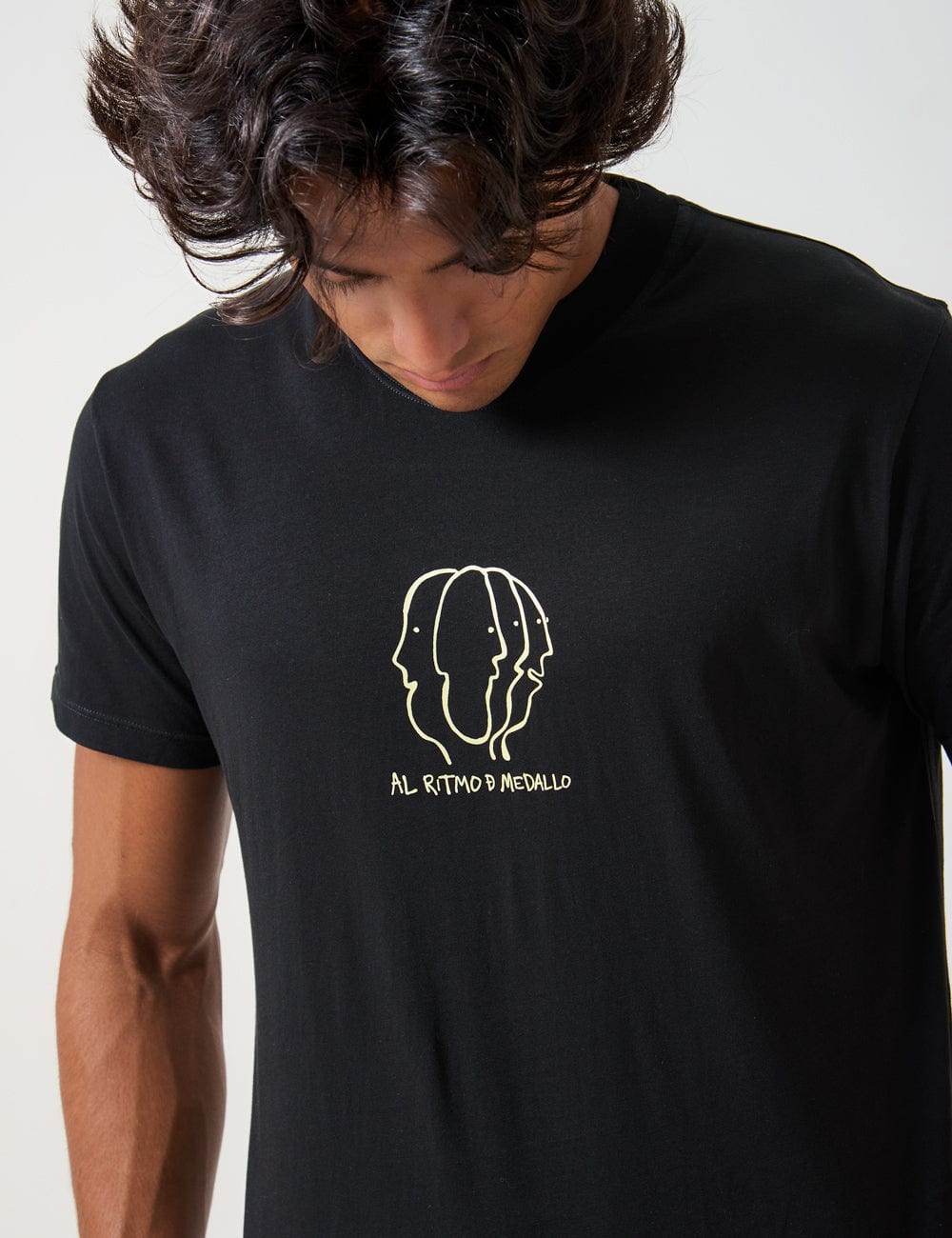 Camiseta Regular Fit Soul Rythm negro Hombre - imagen 9