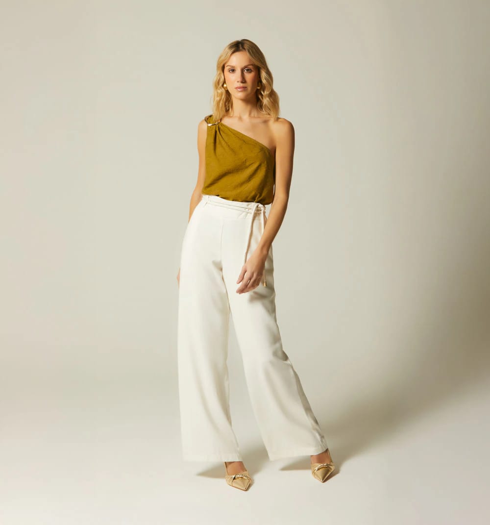 Blusa solo hombro con insumo - imagen 1