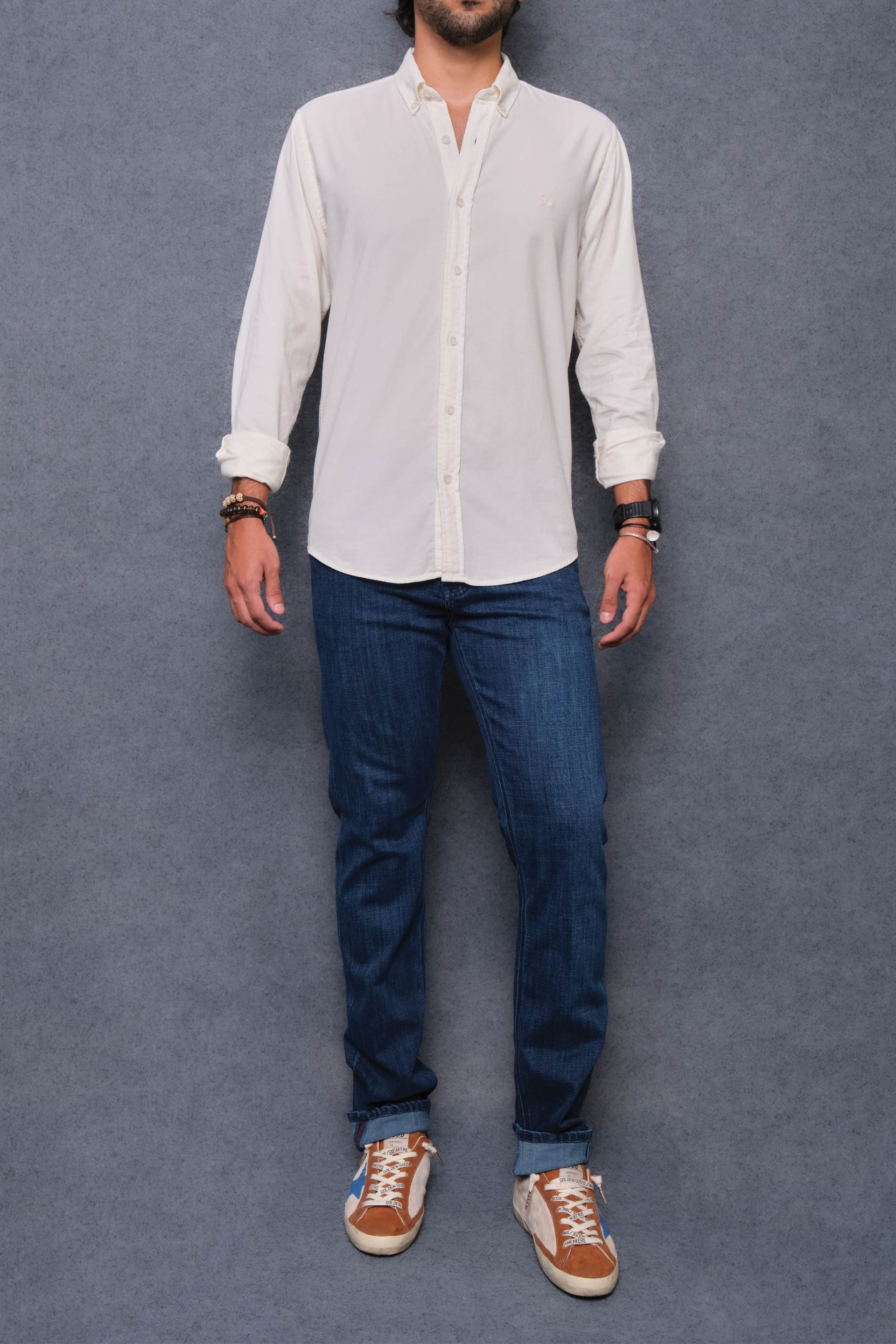 CAMISA PANA OFF WHITE - imagen 1