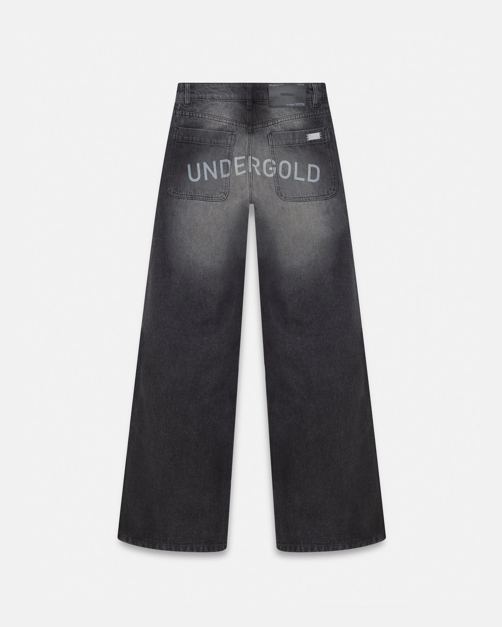 W Line Basic Wide Jeans Washed Black - imagen 1