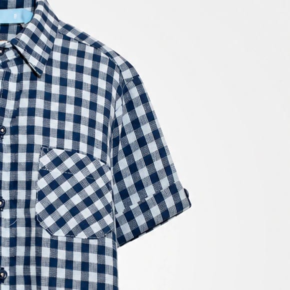 CAMISA MC CUADROS NINO - imagen 2