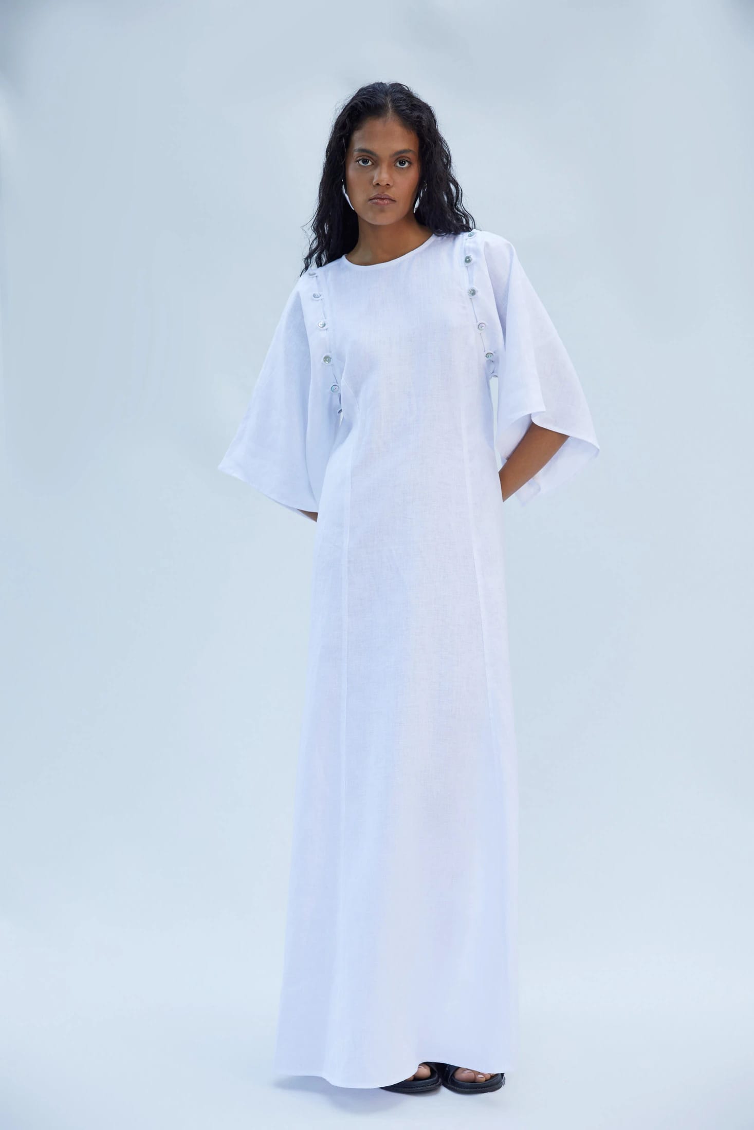JULY DRESS WHITE - imagen 1